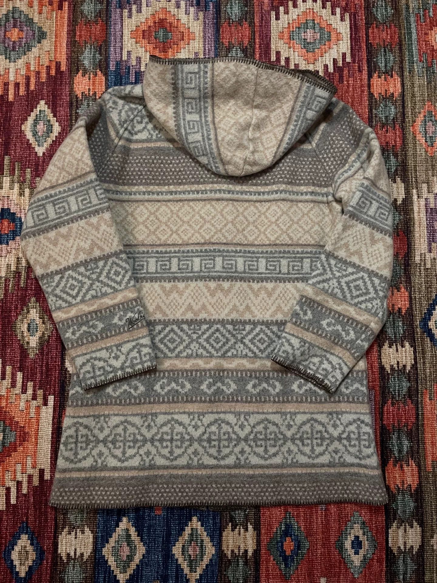 Woolrich Woolen Mills Woolrich Vintage Navajo Fair Isle Wool Coat Size M / US 6-8 / IT 42-44 - 2 Thumbnail