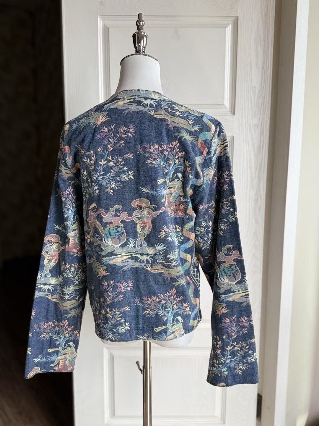 Vintage Doncaster American-Made Mandarin Button Jacket Size M / US 6-8 / IT 42-44 - 2 Thumbnail