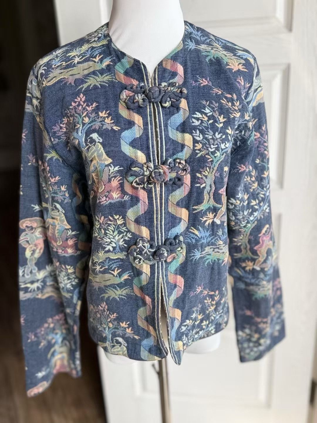 Vintage Doncaster American-Made Mandarin Button Jacket Size M / US 6-8 / IT 42-44 - 7 Thumbnail