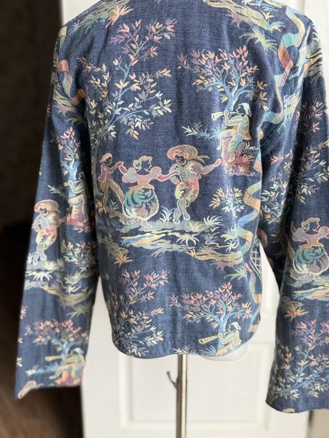Vintage Doncaster American-Made Mandarin Button Jacket Size M / US 6-8 / IT 42-44 - 6 Thumbnail