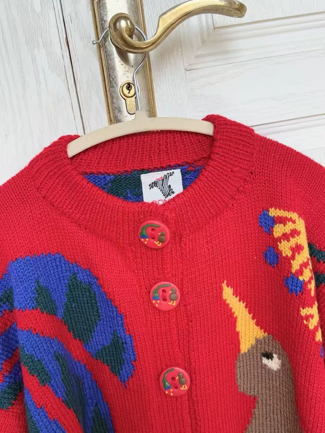 Vintage BONZO New Zealand Handmade Wool Sweater Size M / US 6-8 / IT 42-44 - 9 Thumbnail