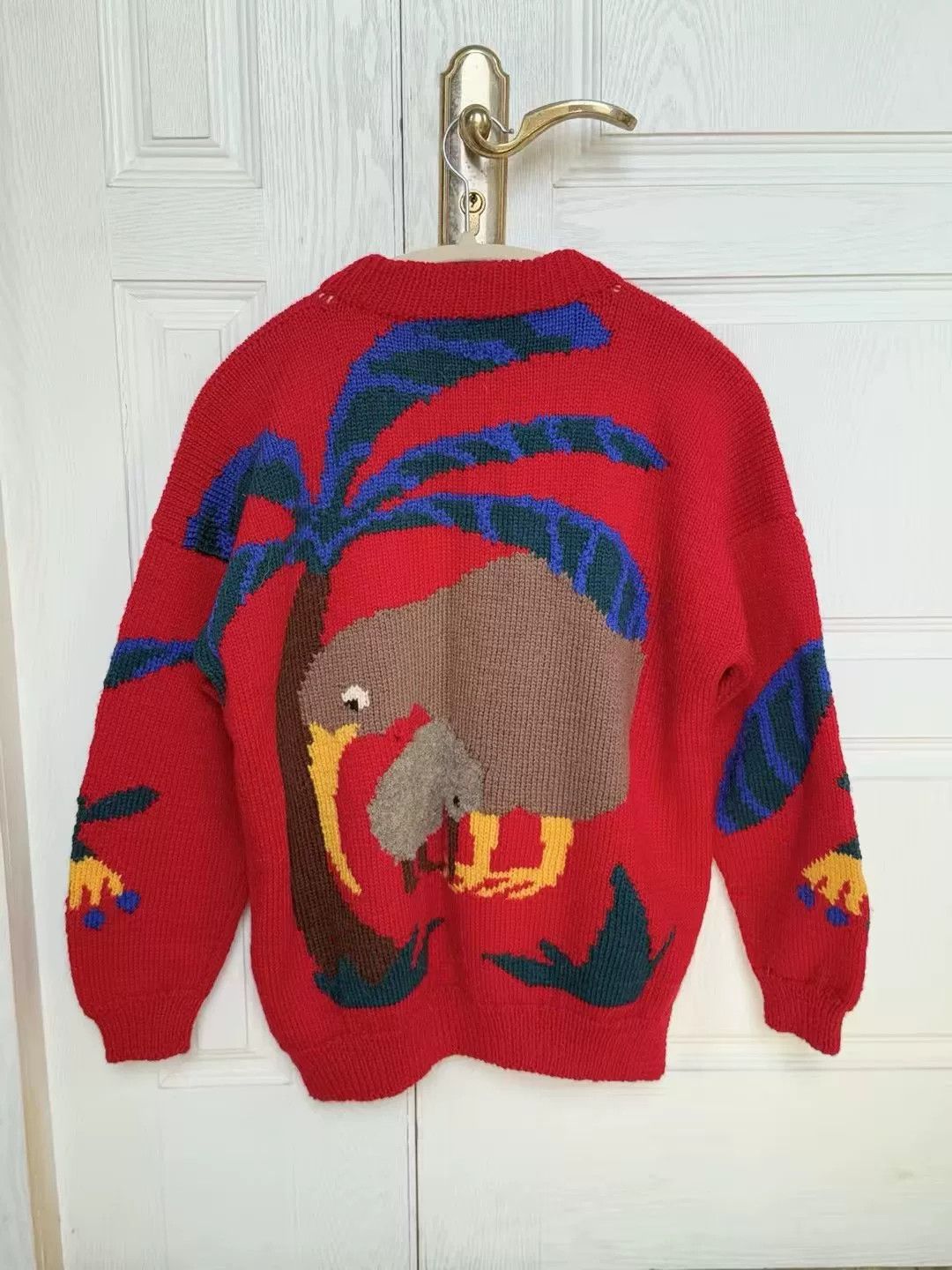 Vintage BONZO New Zealand Handmade Wool Sweater Size M / US 6-8 / IT 42-44 - 2 Thumbnail