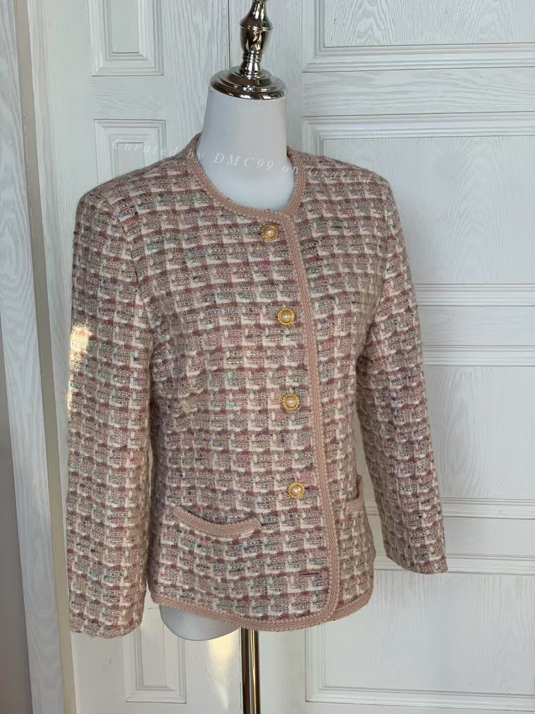 Vintage VINVERT Tweed Coat Size M / US 6-8 / IT 42-44 - 5 Thumbnail