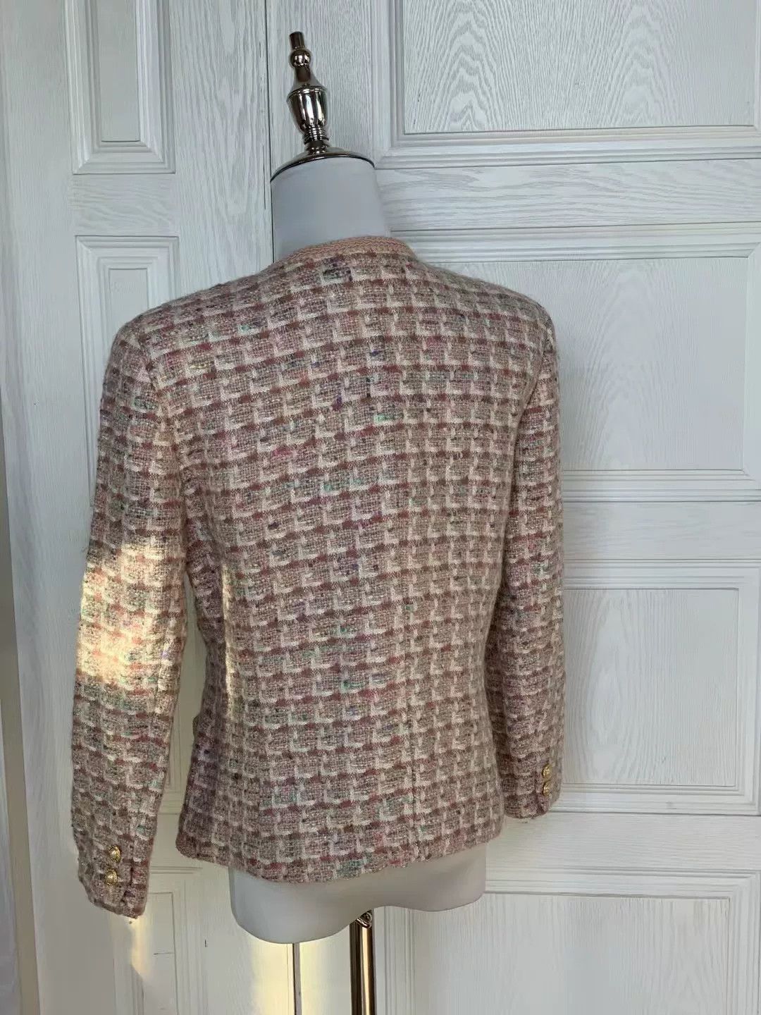 Vintage VINVERT Tweed Coat Size M / US 6-8 / IT 42-44 - 6 Thumbnail