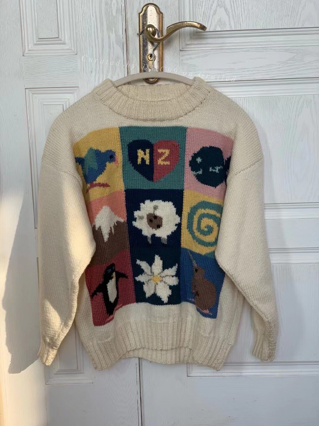 Vintage BONZ Vintage Handmade Wool Sweater Size M / US 6-8 / IT 42-44 - 2 Thumbnail