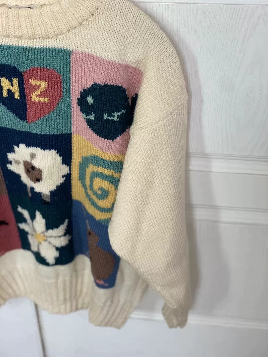 Vintage BONZ Vintage Handmade Wool Sweater Size M / US 6-8 / IT 42-44 - 6 Thumbnail