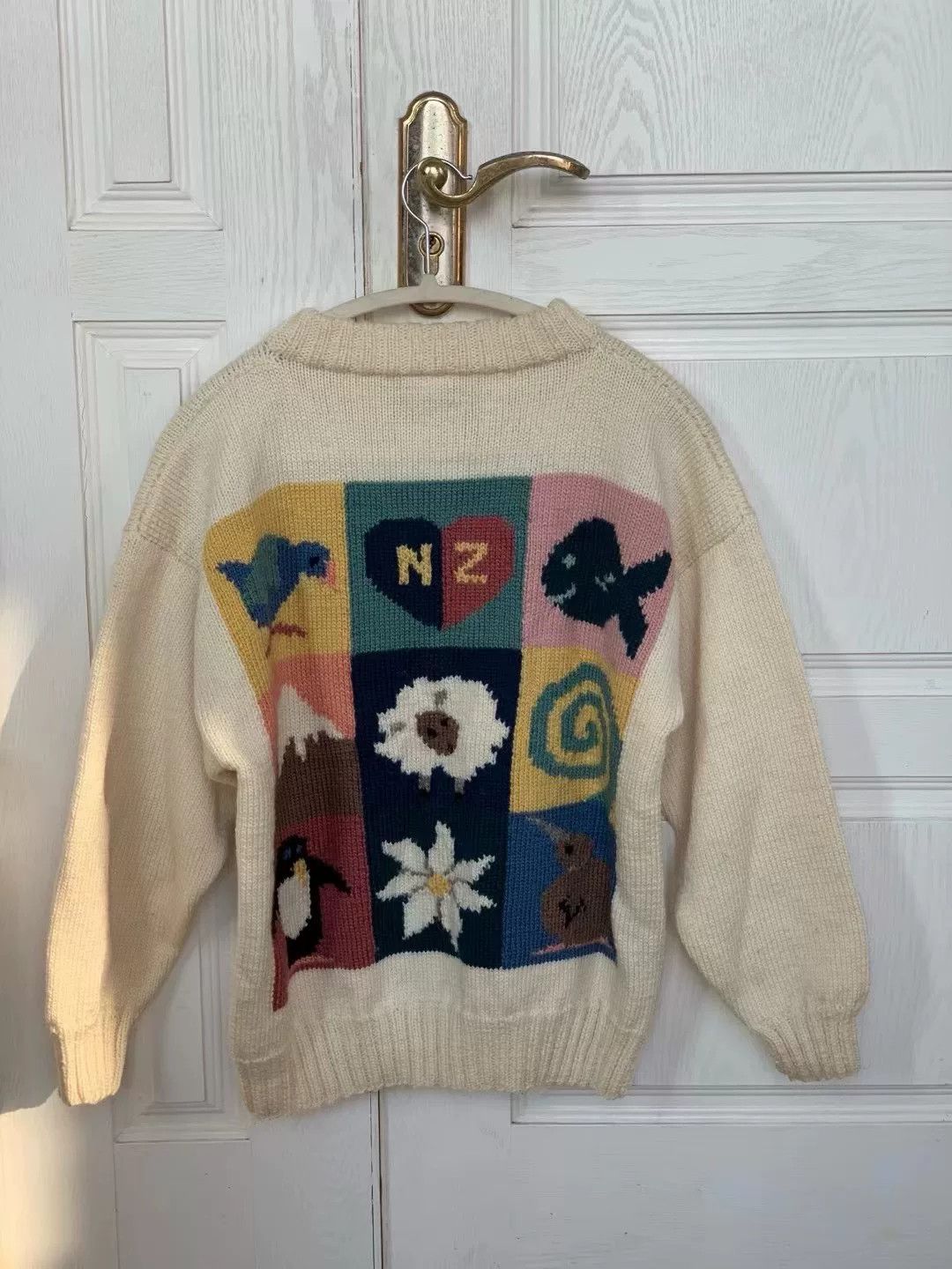 Vintage BONZ Vintage Handmade Wool Sweater Size M / US 6-8 / IT 42-44 - 3 Thumbnail