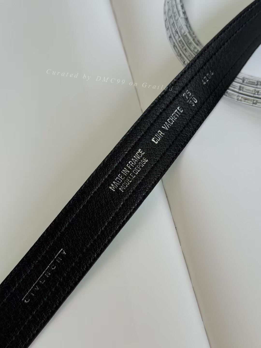 Givenchy Vintage Givenchy Leather Belt Size ONE SIZE - 8 Thumbnail