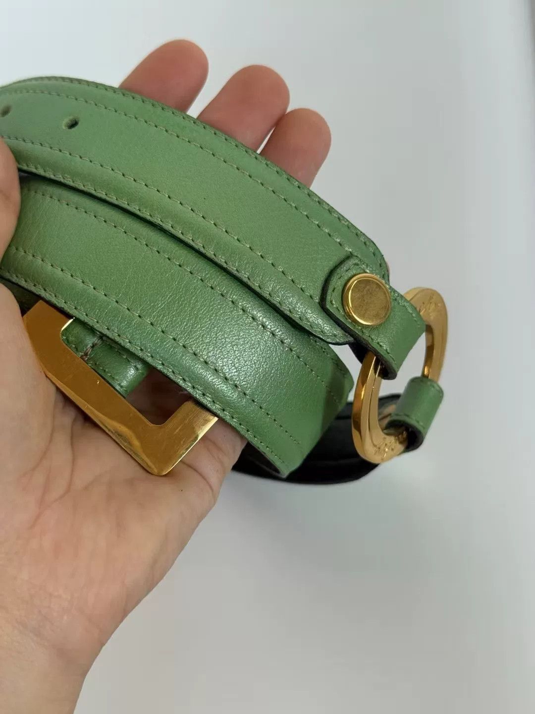 Givenchy Vintage Givenchy Leather Belt Size ONE SIZE - 9 Thumbnail
