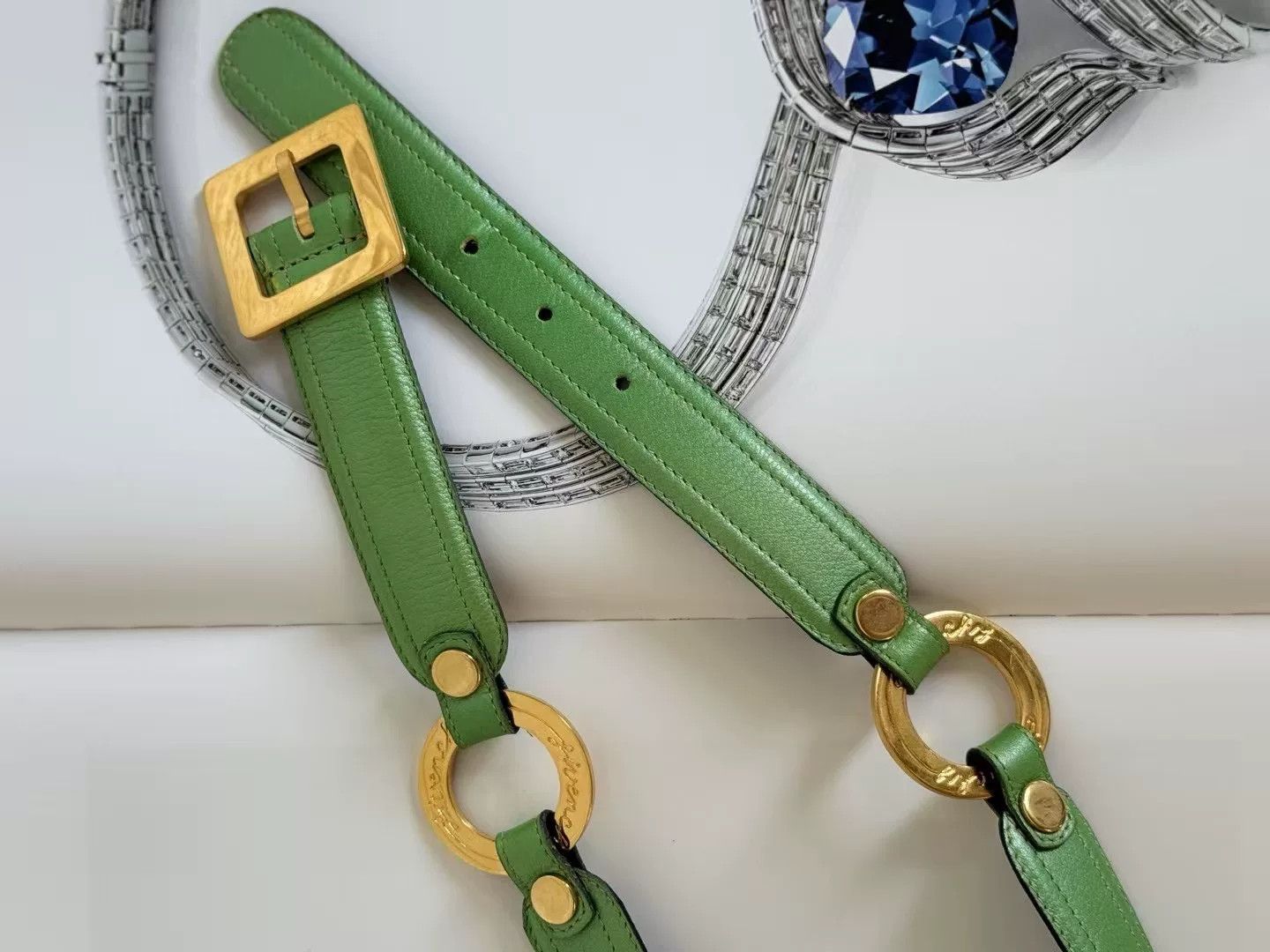 Givenchy Vintage Givenchy Leather Belt Size ONE SIZE - 6 Thumbnail