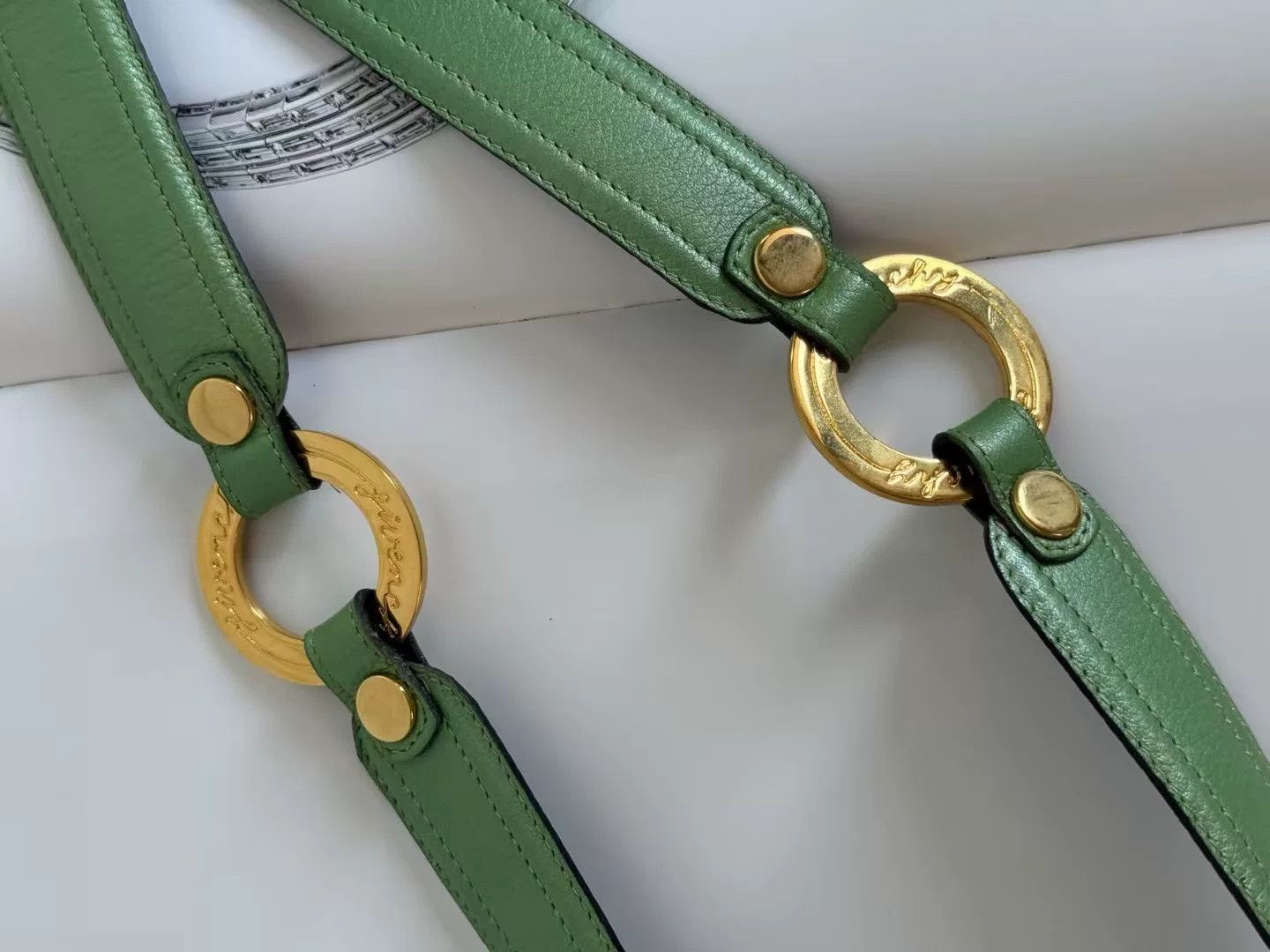 Givenchy Vintage Givenchy Leather Belt Size ONE SIZE - 7 Thumbnail