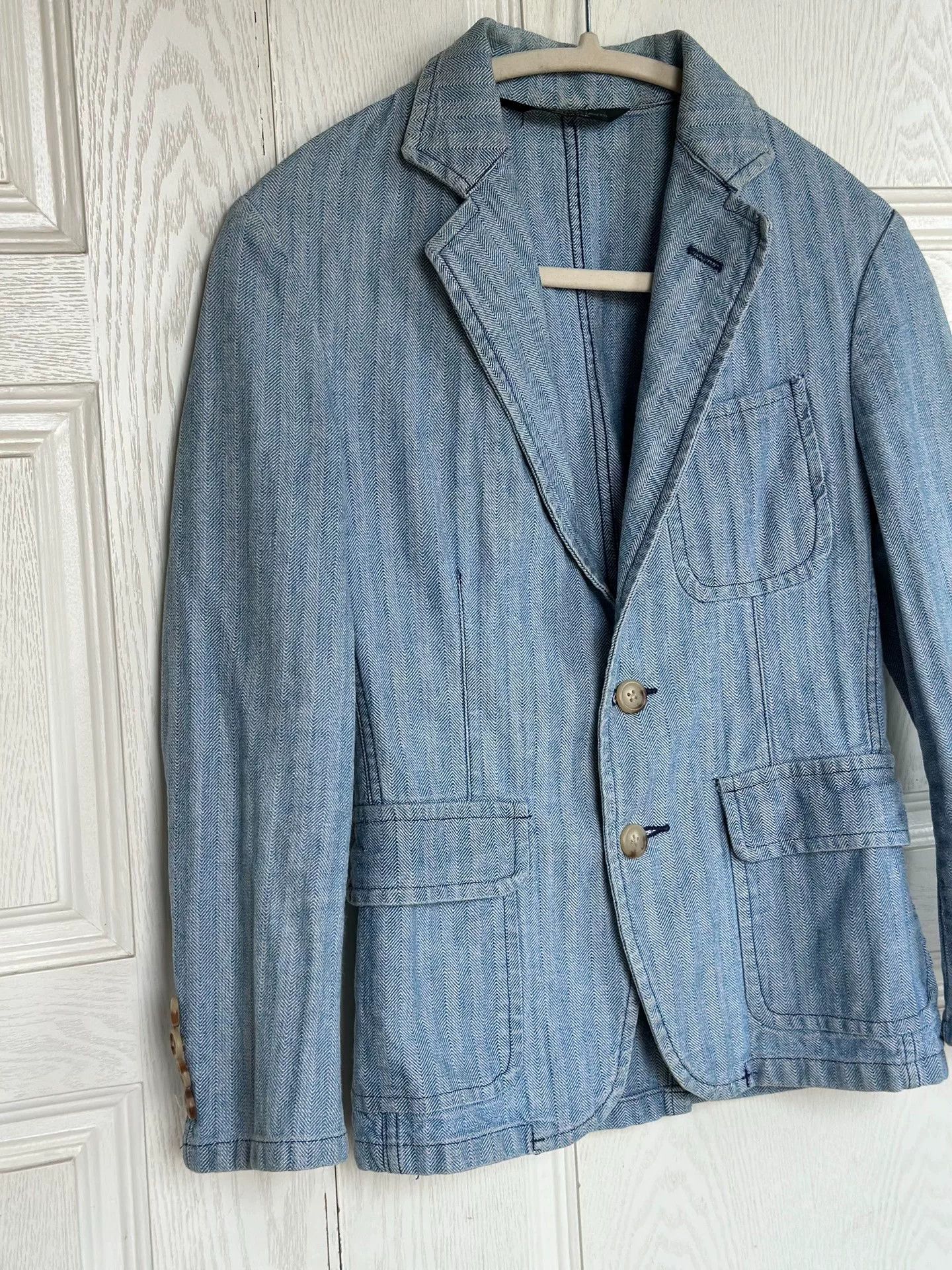 Polo Ralph Lauren Polo Ralph Lauren Vintage Cotton-Linen Jacket Size M / US 6-8 / IT 42-44 - 3 Thumbnail