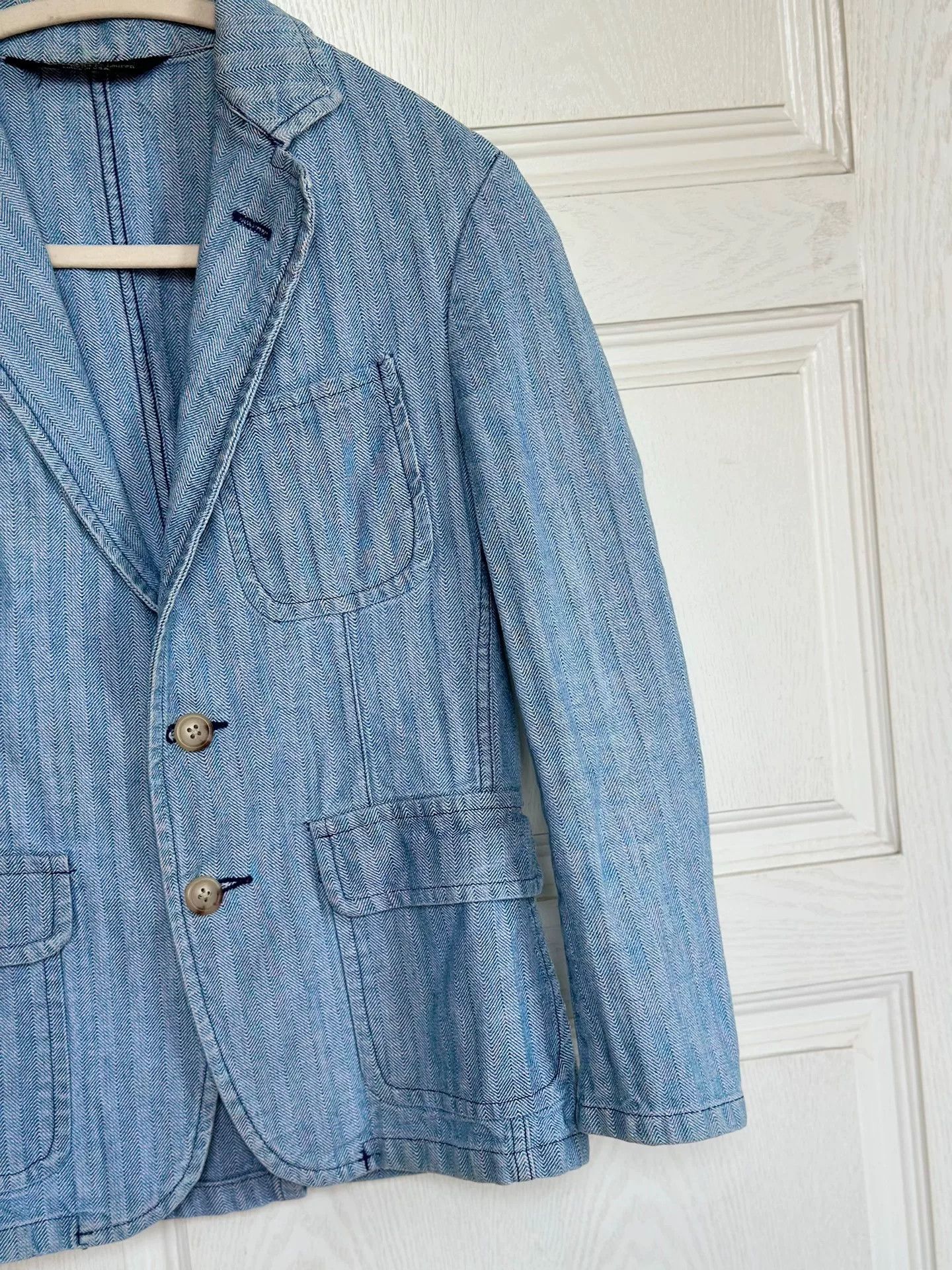 Polo Ralph Lauren Polo Ralph Lauren Vintage Cotton-Linen Jacket Size M / US 6-8 / IT 42-44 - 4 Thumbnail