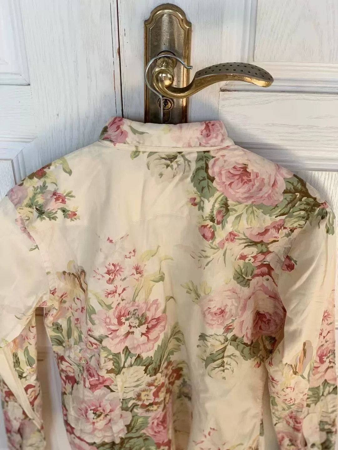 Ralph Lauren Ralph Lauren Vintage Cotton Floral Shirt Size M / US 6-8 / IT 42-44 - 5 Thumbnail