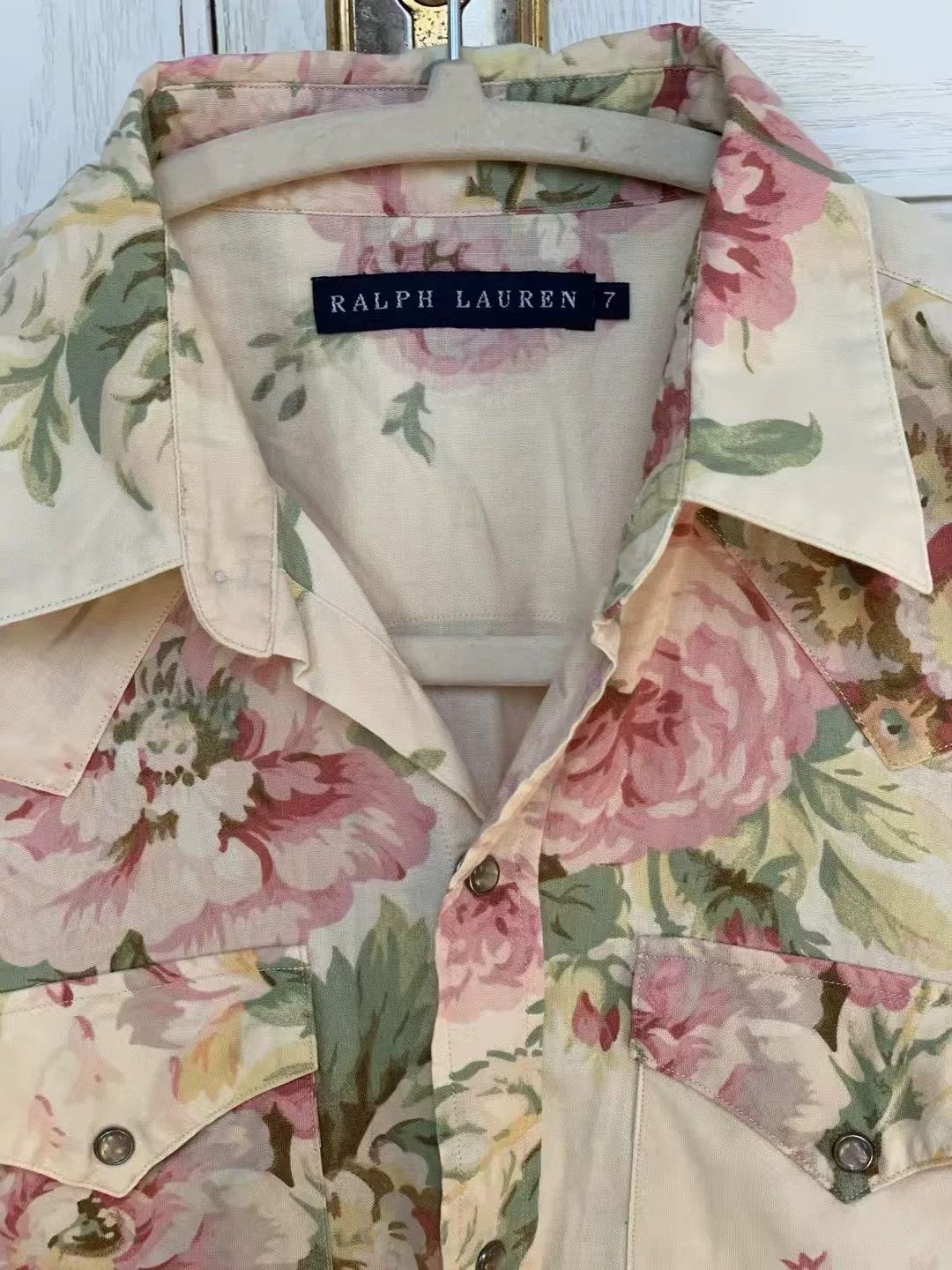 Ralph Lauren Ralph Lauren Vintage Cotton Floral Shirt Size M / US 6-8 / IT 42-44 - 8 Thumbnail