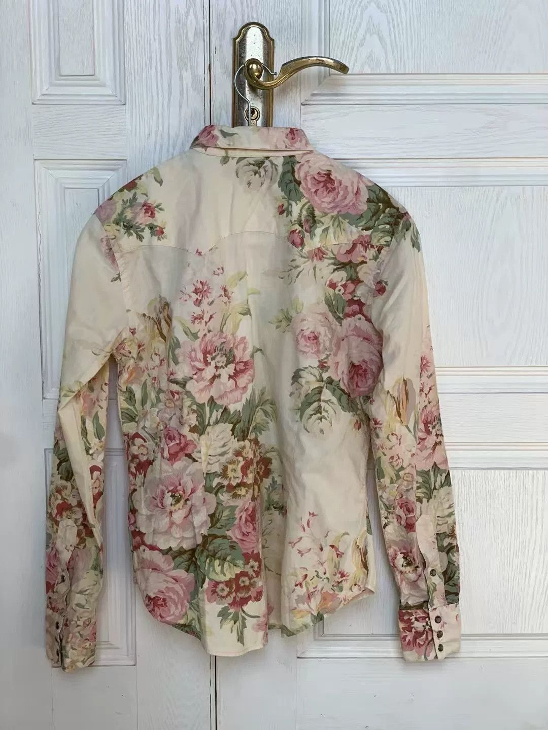 Ralph Lauren Ralph Lauren Vintage Cotton Floral Shirt Size M / US 6-8 / IT 42-44 - 2 Thumbnail