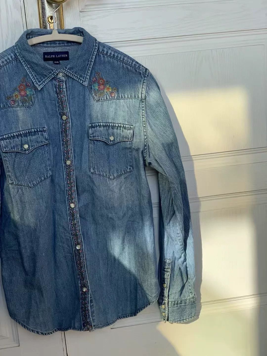 Ralph Lauren Ralph Lauren Vintage Denim Shirt Size M / US 6-8 / IT 42-44 - 3 Thumbnail