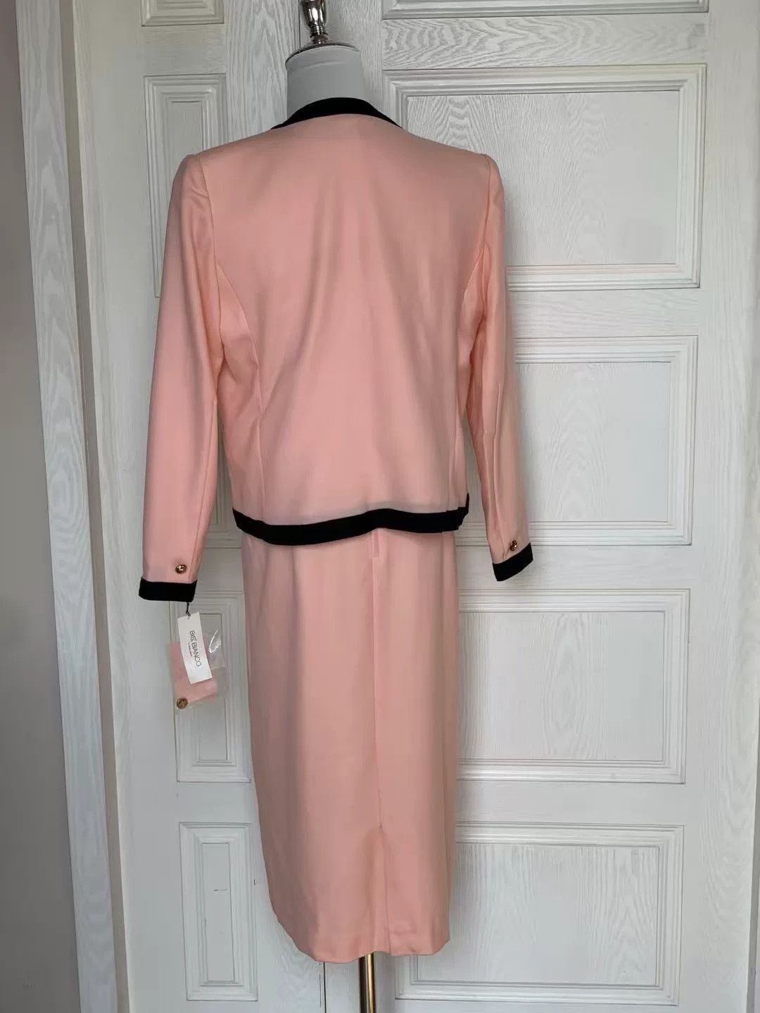 Di Bianco Bis Bianco Vintage Wool Suit Size M / US 6-8 / IT 42-44 - 4 Thumbnail