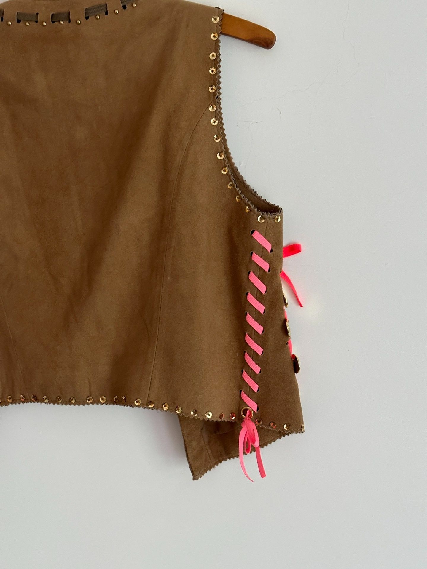 Vintage Manoush Vintage Suede Ethnic Vest Size M / US 6-8 / IT 42-44 - 7 Thumbnail