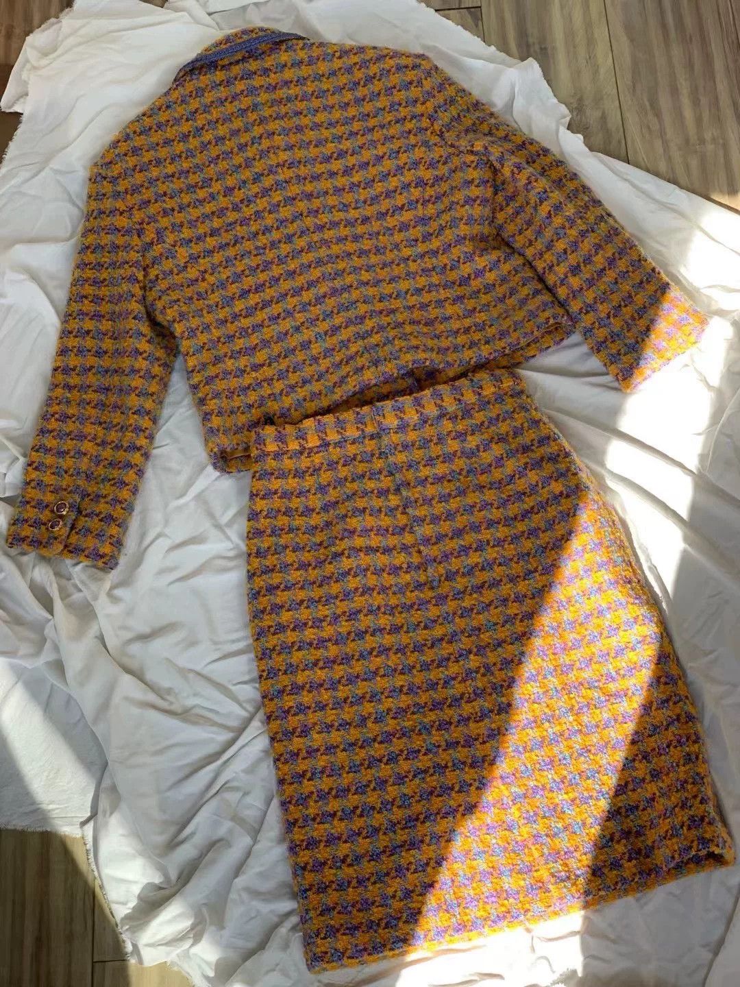 aNYthing Vintage Anydre Houndstooth Suit Size M / US 6-8 / IT 42-44 - 2 Thumbnail