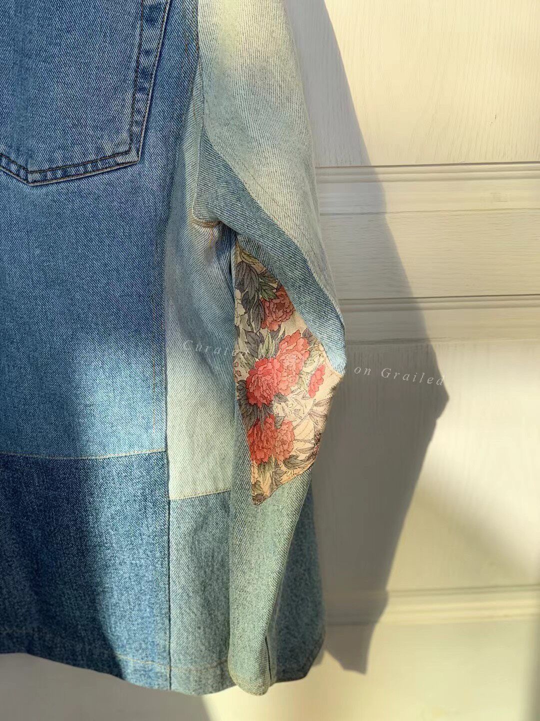 Vintage Vintage Japanese Denim Remark Blazer Size M / US 6-8 / IT 42-44 - 7 Thumbnail