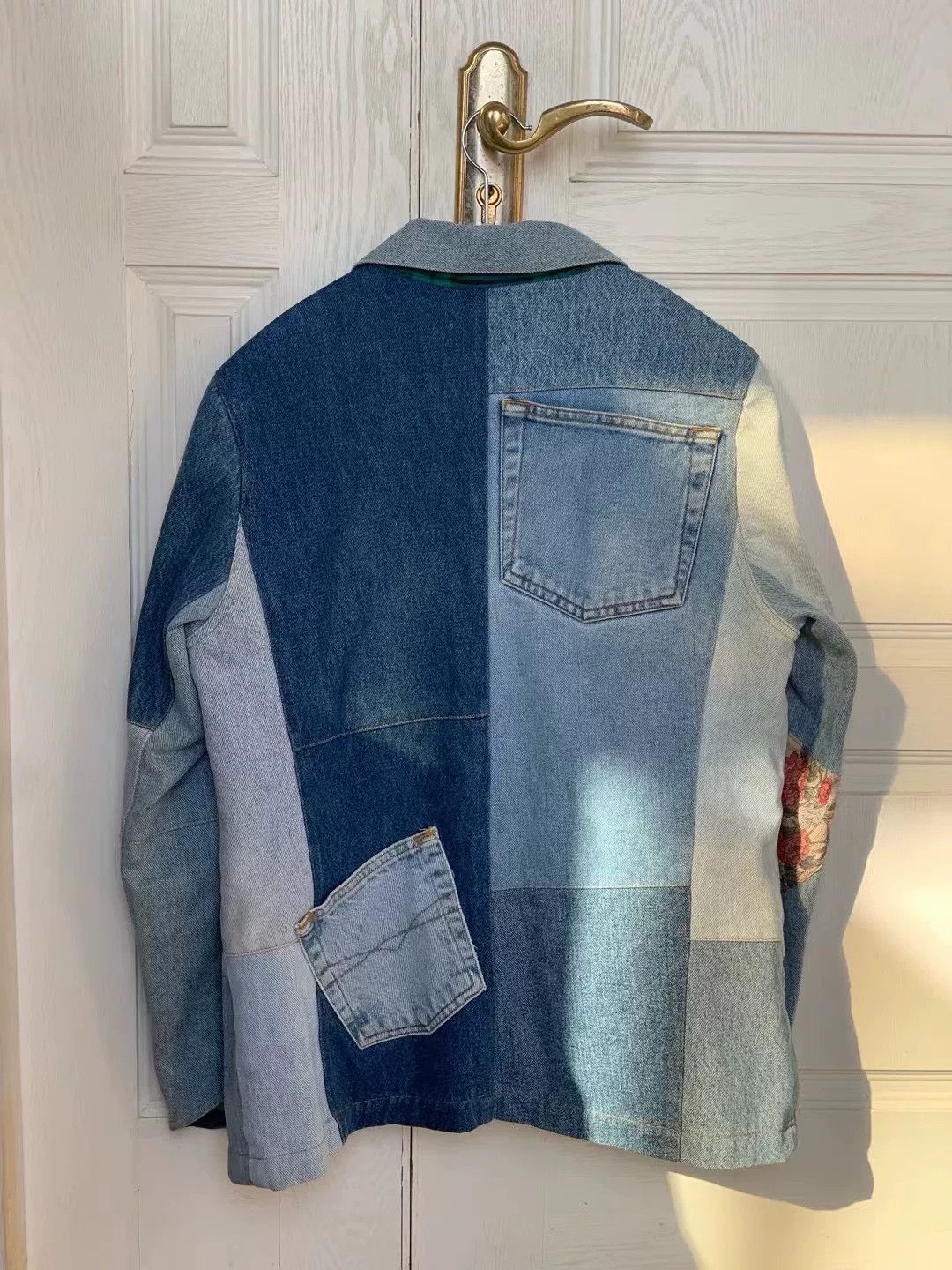 Vintage Vintage Japanese Denim Remark Blazer Size M / US 6-8 / IT 42-44 - 2 Thumbnail