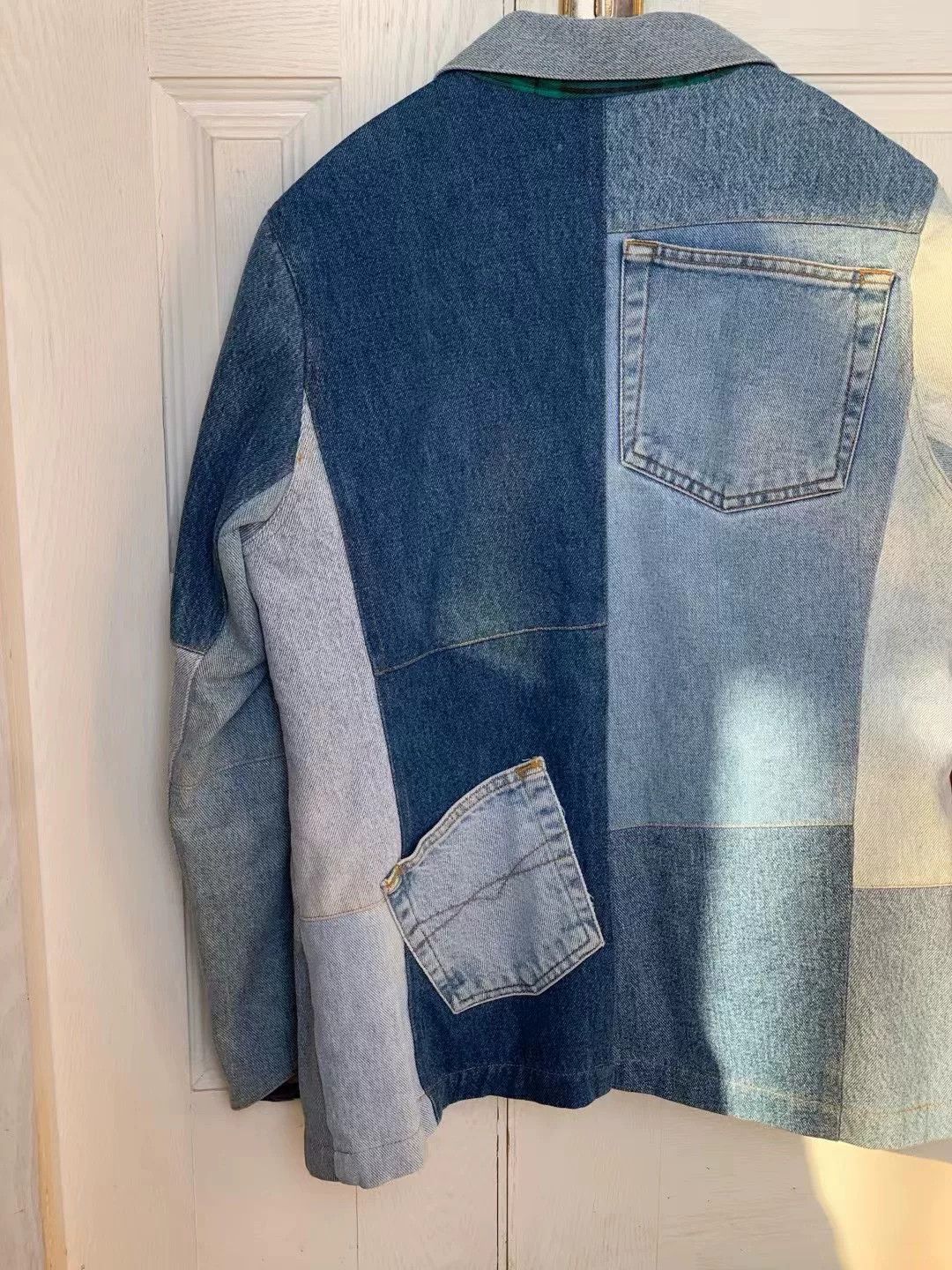 Vintage Vintage Japanese Denim Remark Blazer Size M / US 6-8 / IT 42-44 - 5 Thumbnail