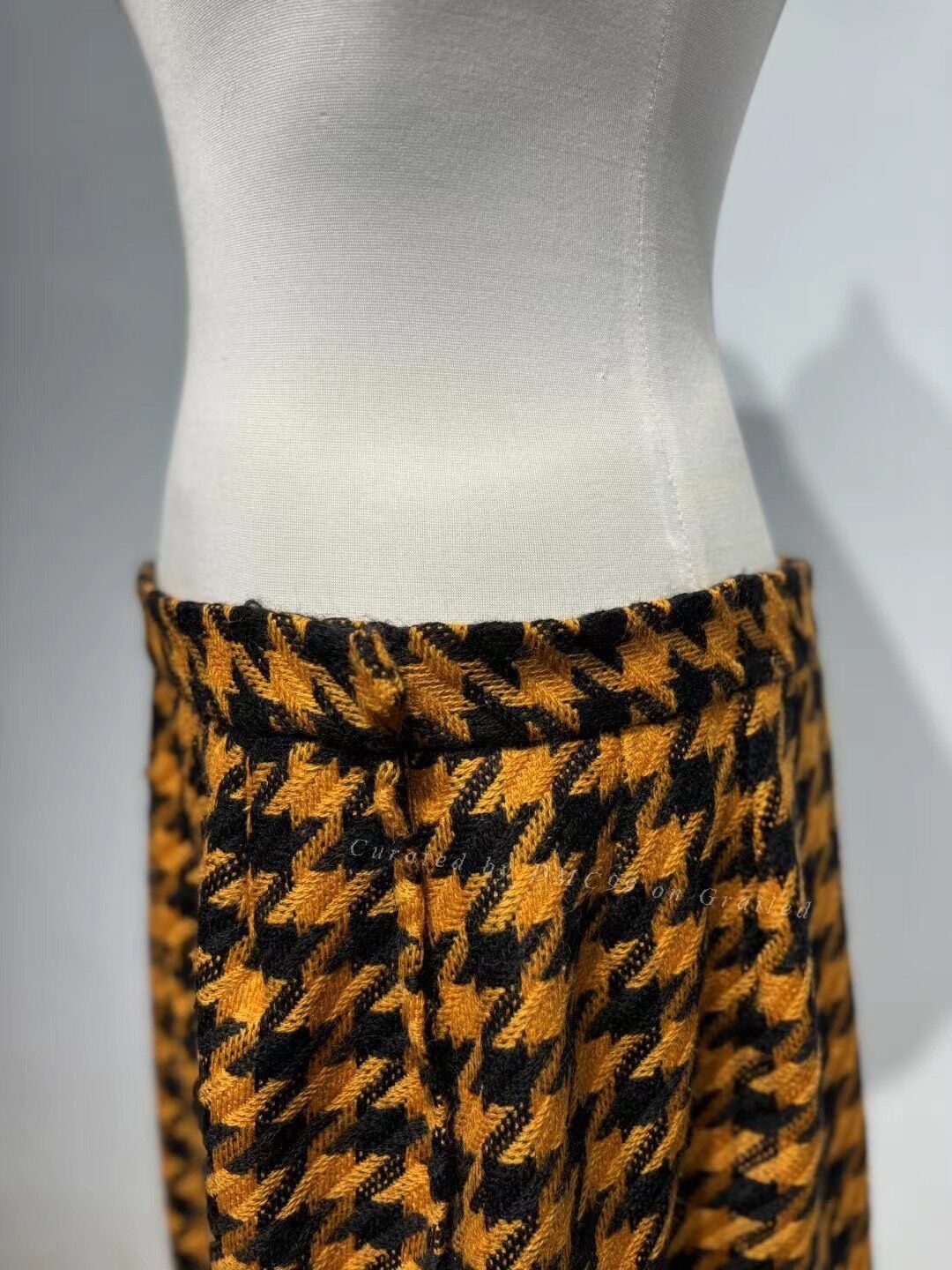 Vintage Takeo Nishida 100% Wool Houndstooth Suit Size S / US 4 / IT 40 - 8 Thumbnail