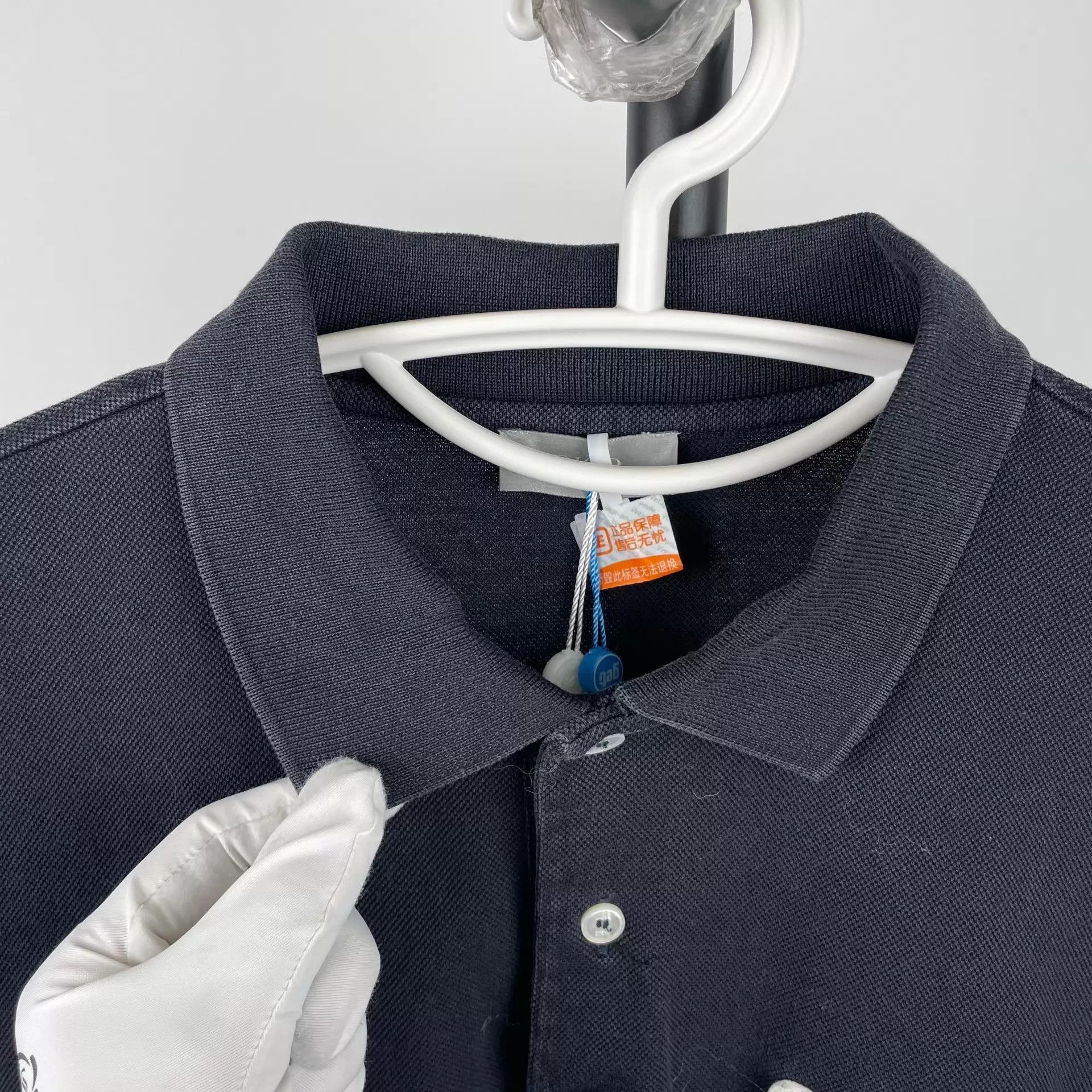Dior Navy Blue Polo Shirt in Excellent Condition Size US L / EU 52-54 / 3 - 4 Thumbnail