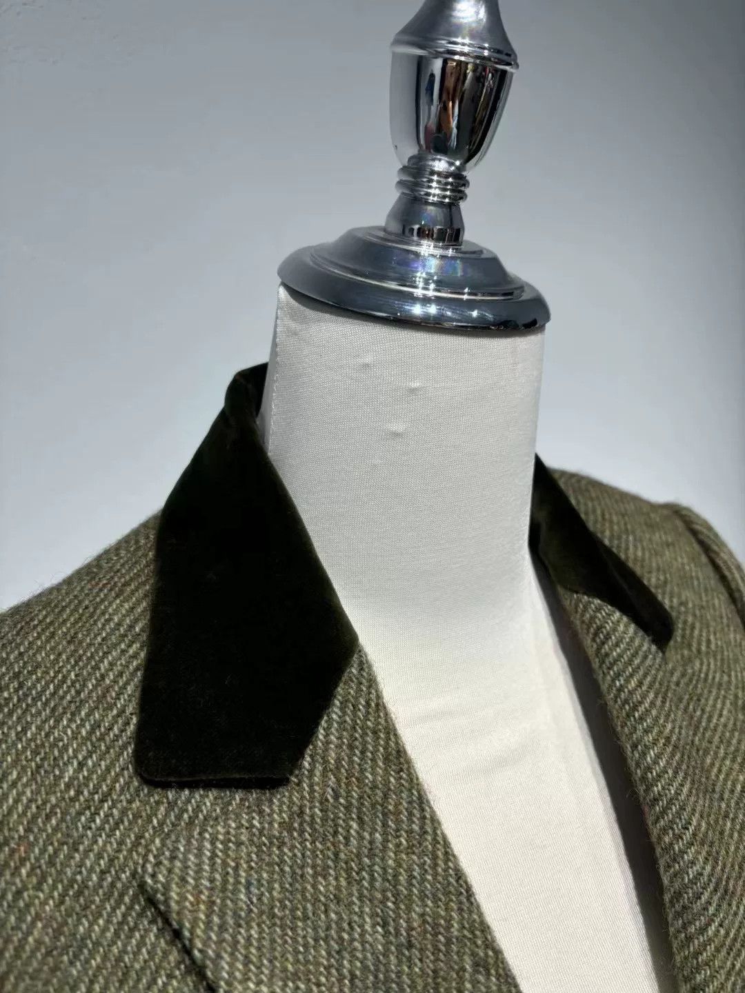 Vintage Vintage Sled Moss Green Wool Suit Size M / US 6-8 / IT 42-44 - 4 Thumbnail