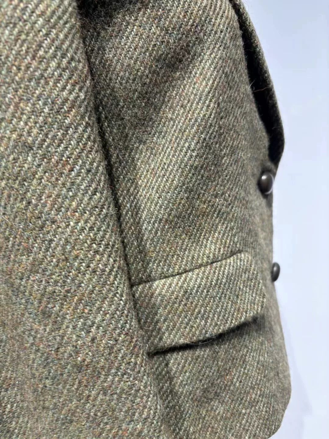 Vintage Vintage Sled Moss Green Wool Suit Size M / US 6-8 / IT 42-44 - 3 Thumbnail