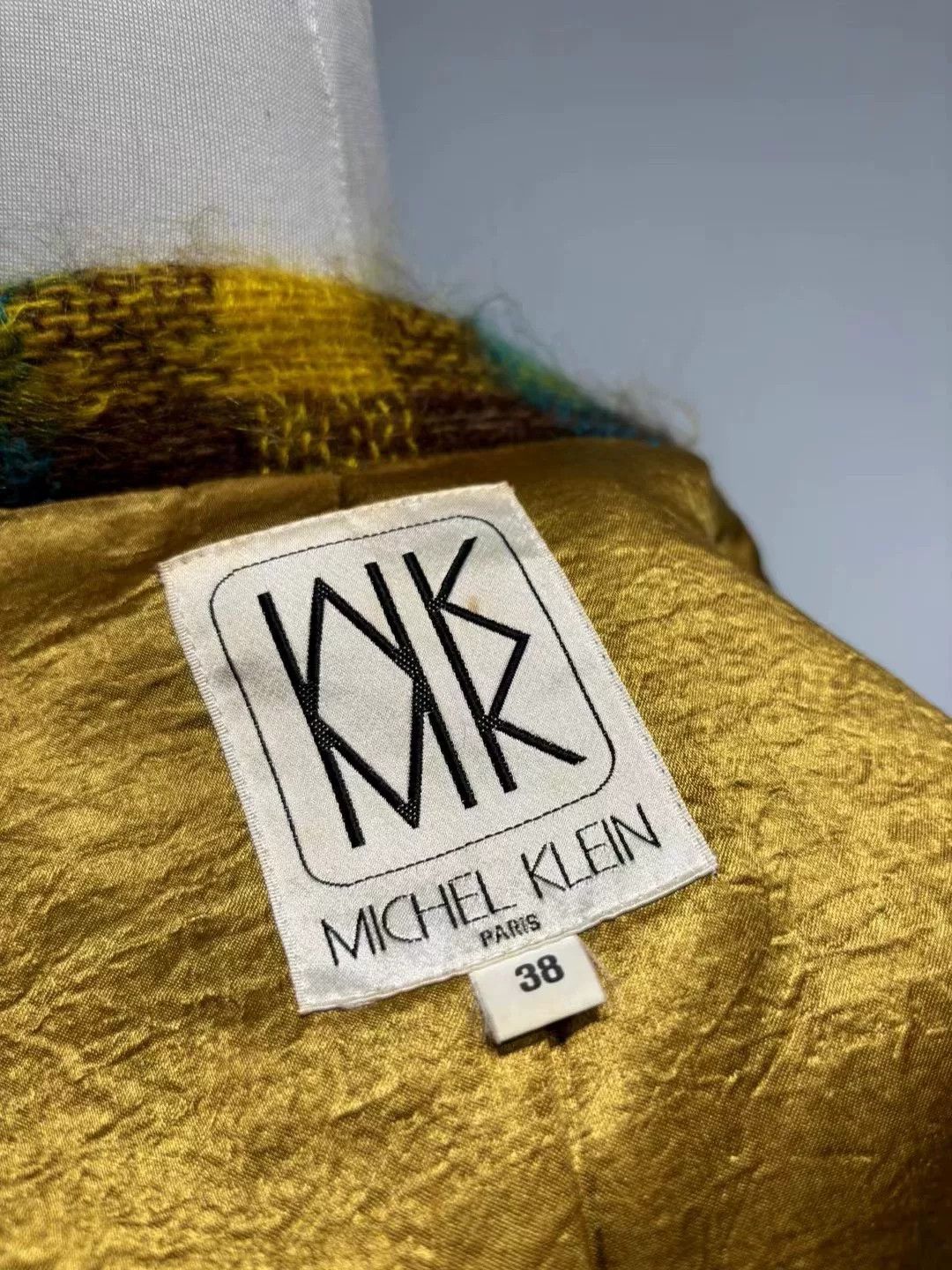 Michel Klein Michel Klein Vintage Plaid Coat Size M / US 6-8 / IT 42-44 - 8 Thumbnail