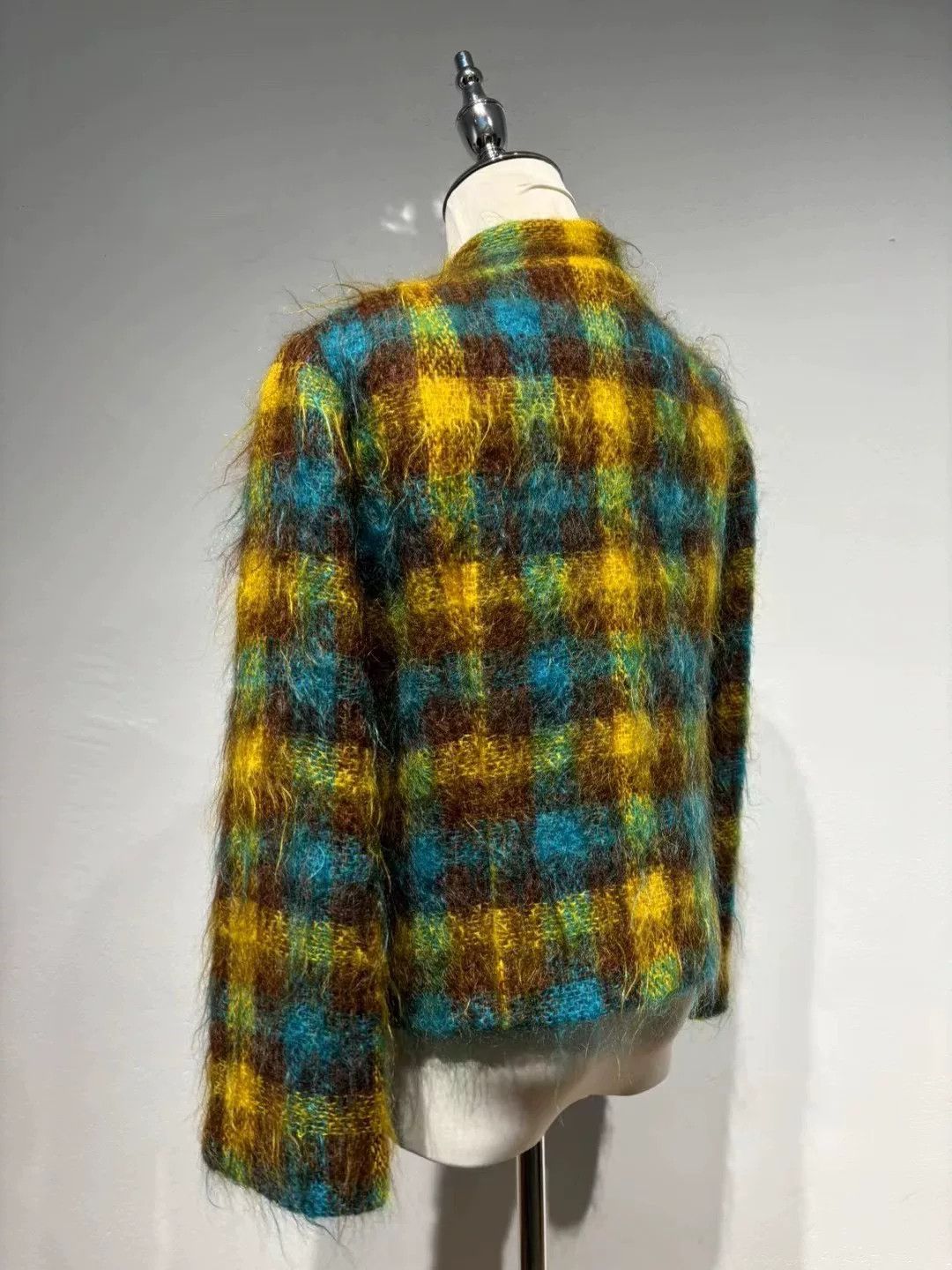 Michel Klein Michel Klein Vintage Plaid Coat Size M / US 6-8 / IT 42-44 - 3 Thumbnail