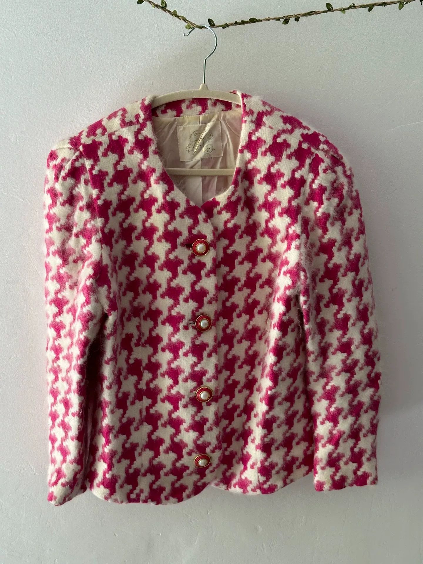 Italia Independent Vintage Itariya Houndstooth Suit Size M / US 6-8 / IT 42-44 - 3 Thumbnail