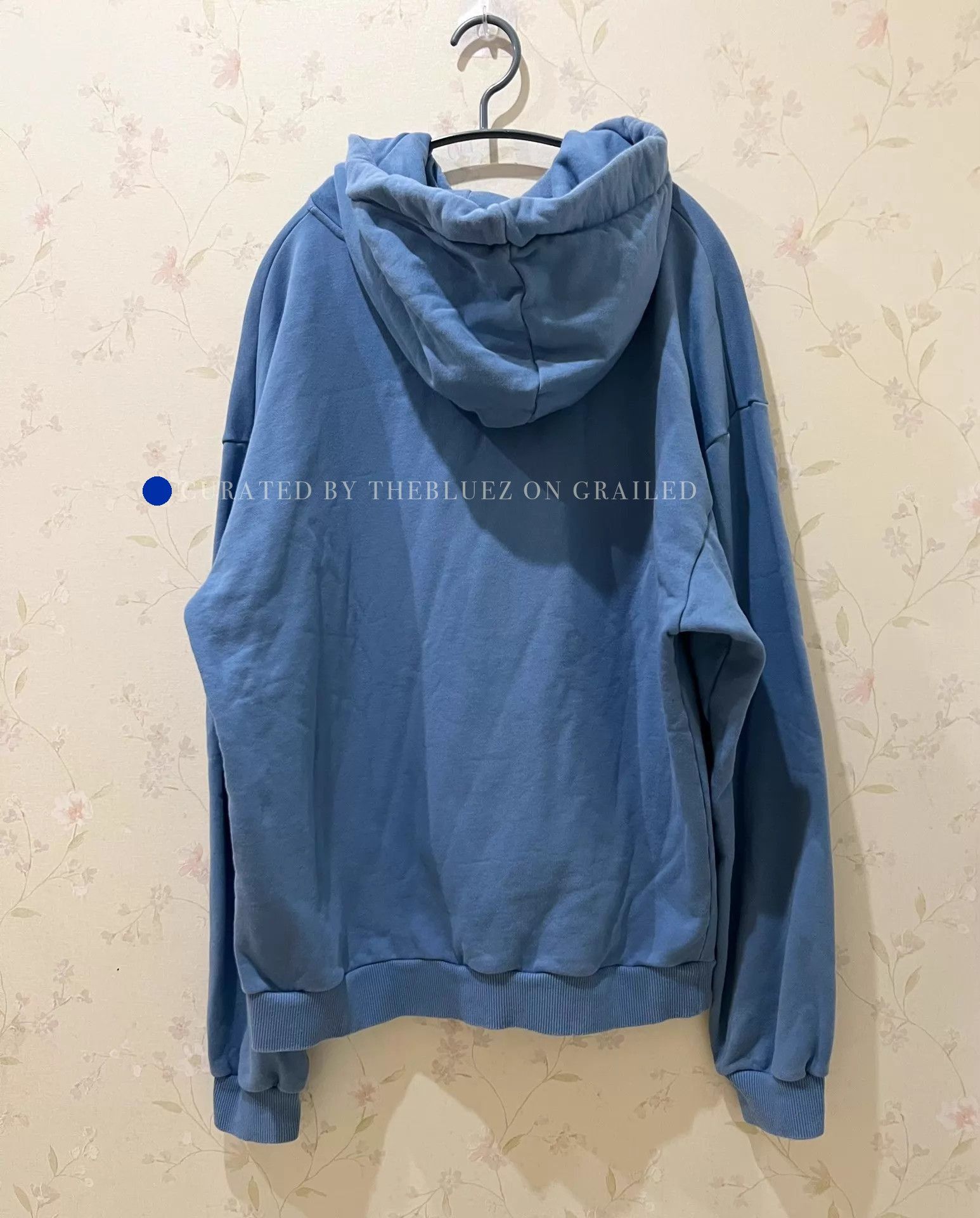Celine Comfortable Blue Drawstring Hoodie in XL Size US XL / EU 56 / 4 - 3 Thumbnail