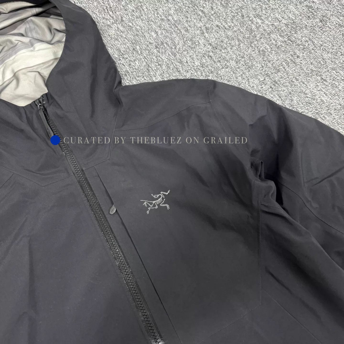Arc'teryx Lightweight Black Hooded Shell Jacket Size US M / EU 48-50 / 2 - 4 Thumbnail