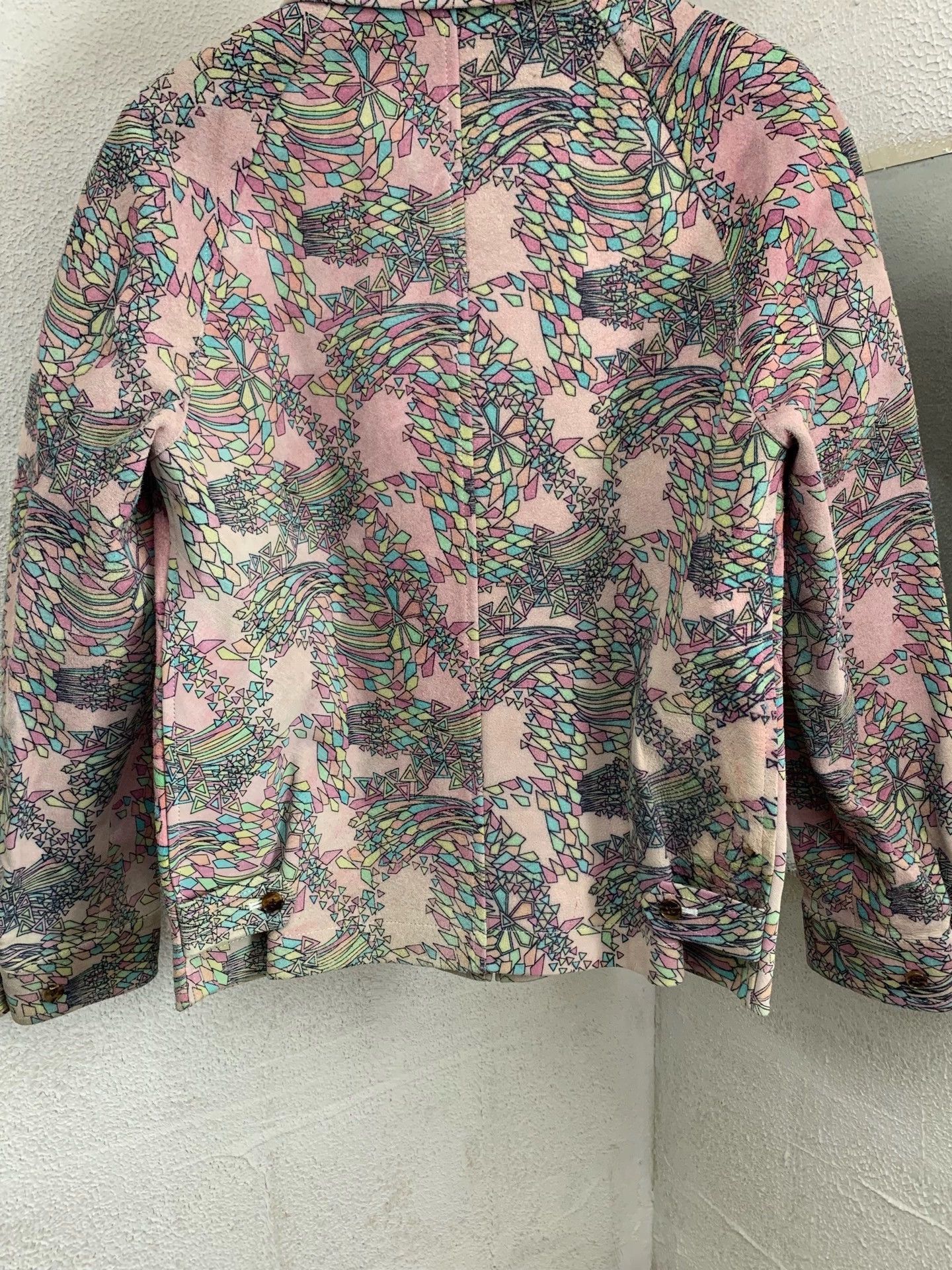 Comme des Garcons Psychedelic Pink Horsehide Jacket Size US M / EU 48-50 / 2 - 4 Thumbnail