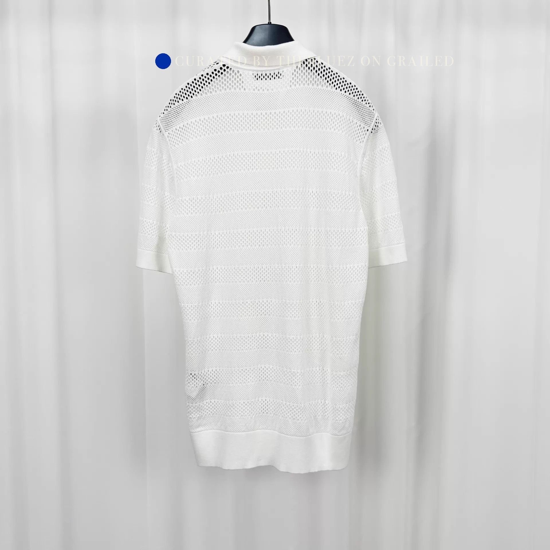 Dries Van Noten Open Knit Short Sleeve Polo Size US L / EU 52-54 / 3 - 2 Thumbnail