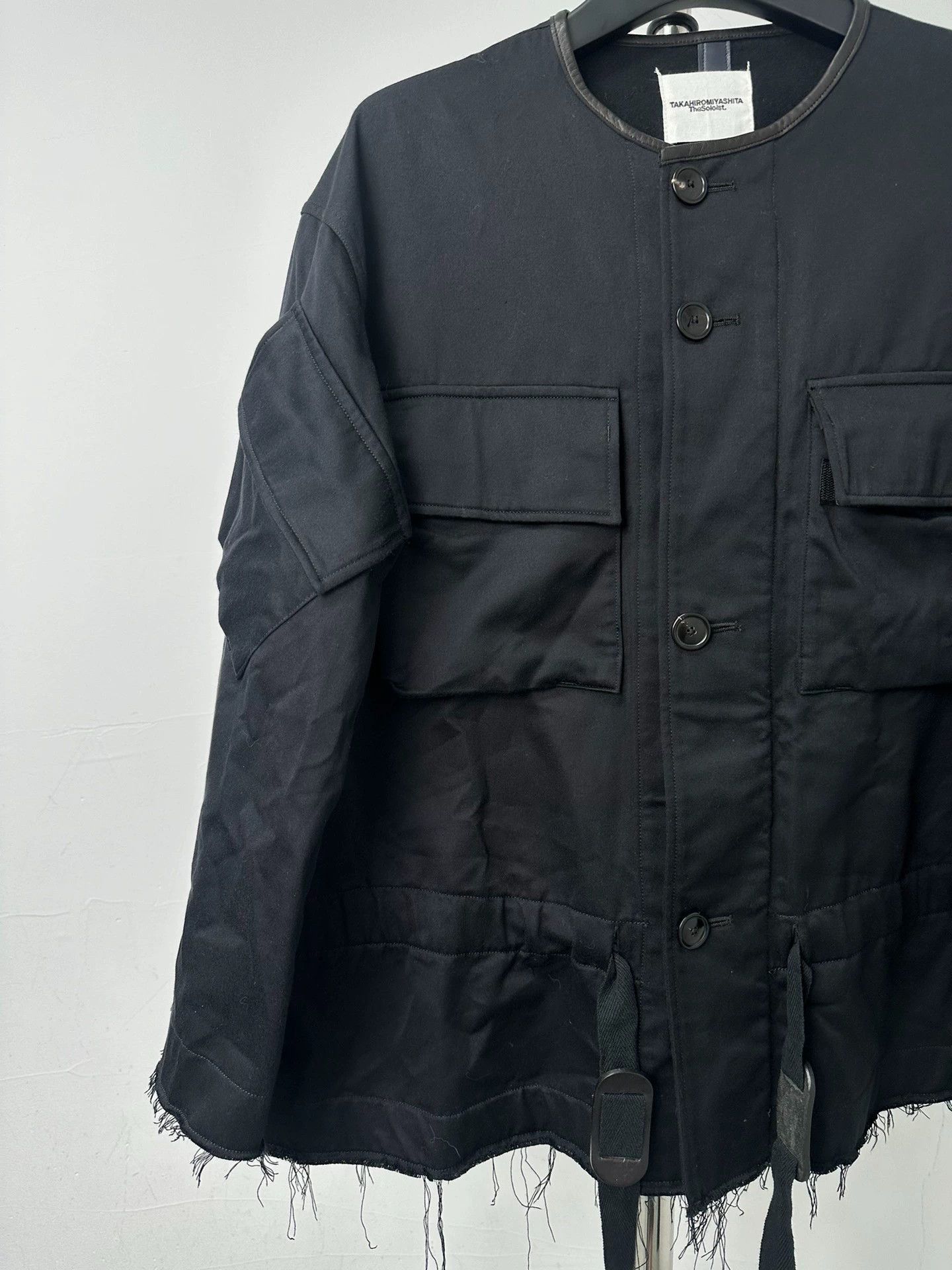 Takahiromiyashita The Soloist. 4-Pocket Wool Jacket with Sheepskin Trim Size US M / EU 48-50 / 2 - 3 Thumbnail