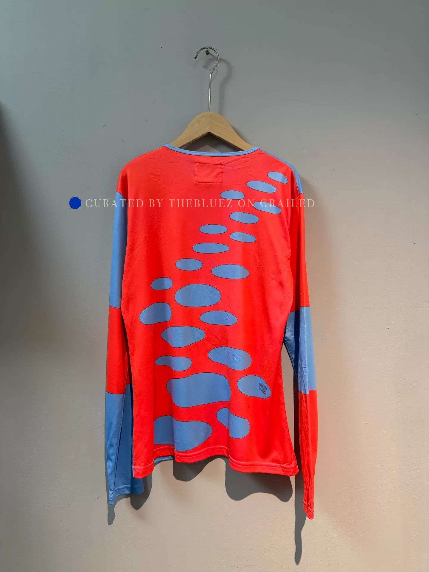 Walter Van Beirendonck Vintage Satin Long Sleeve T-Shirt in Blue Size US M / EU 48-50 / 2 - 3 Thumbnail