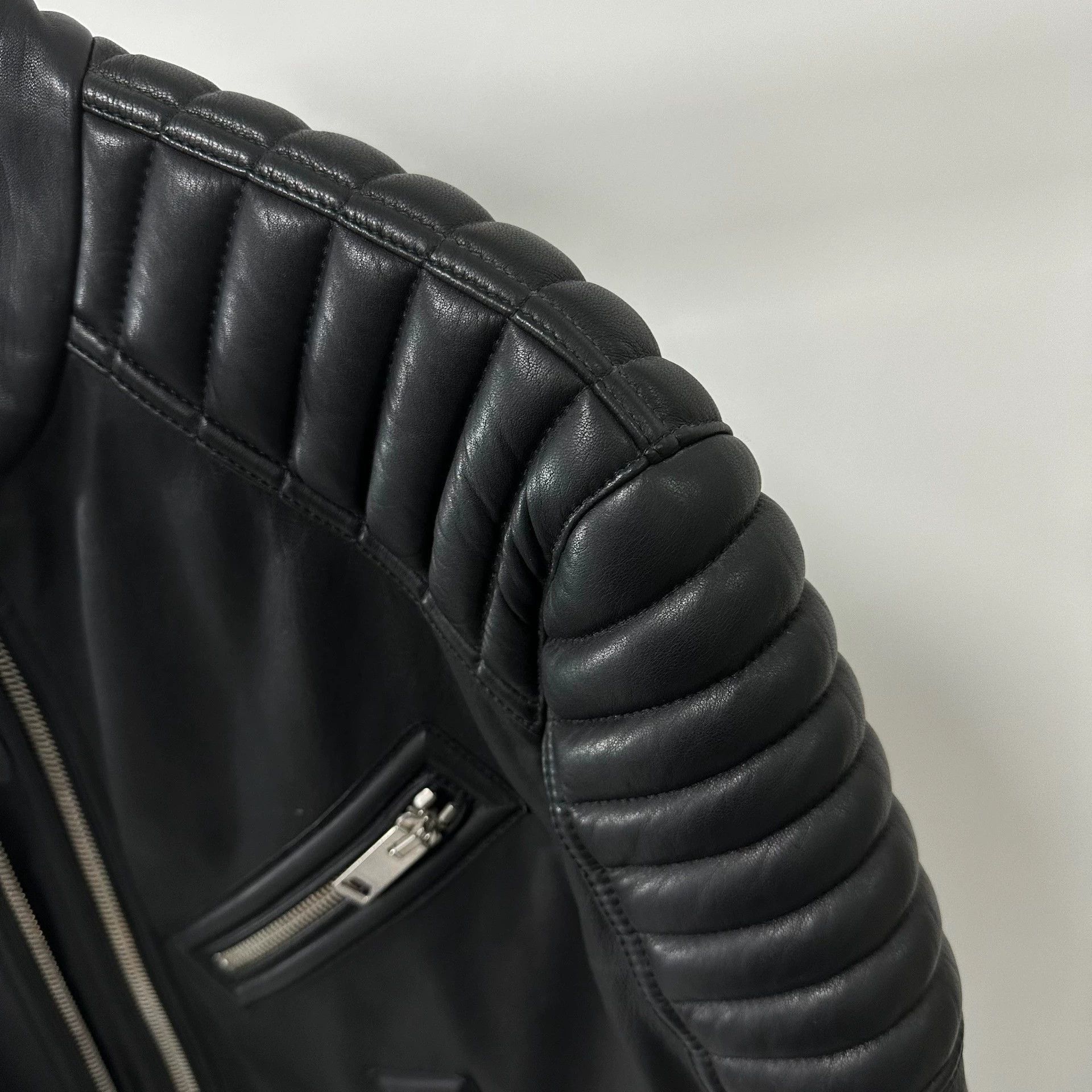 Burberry Black Lambskin Motorcycle Jacket in Size S Size US S / EU 44-46 / 1 - 2 Thumbnail