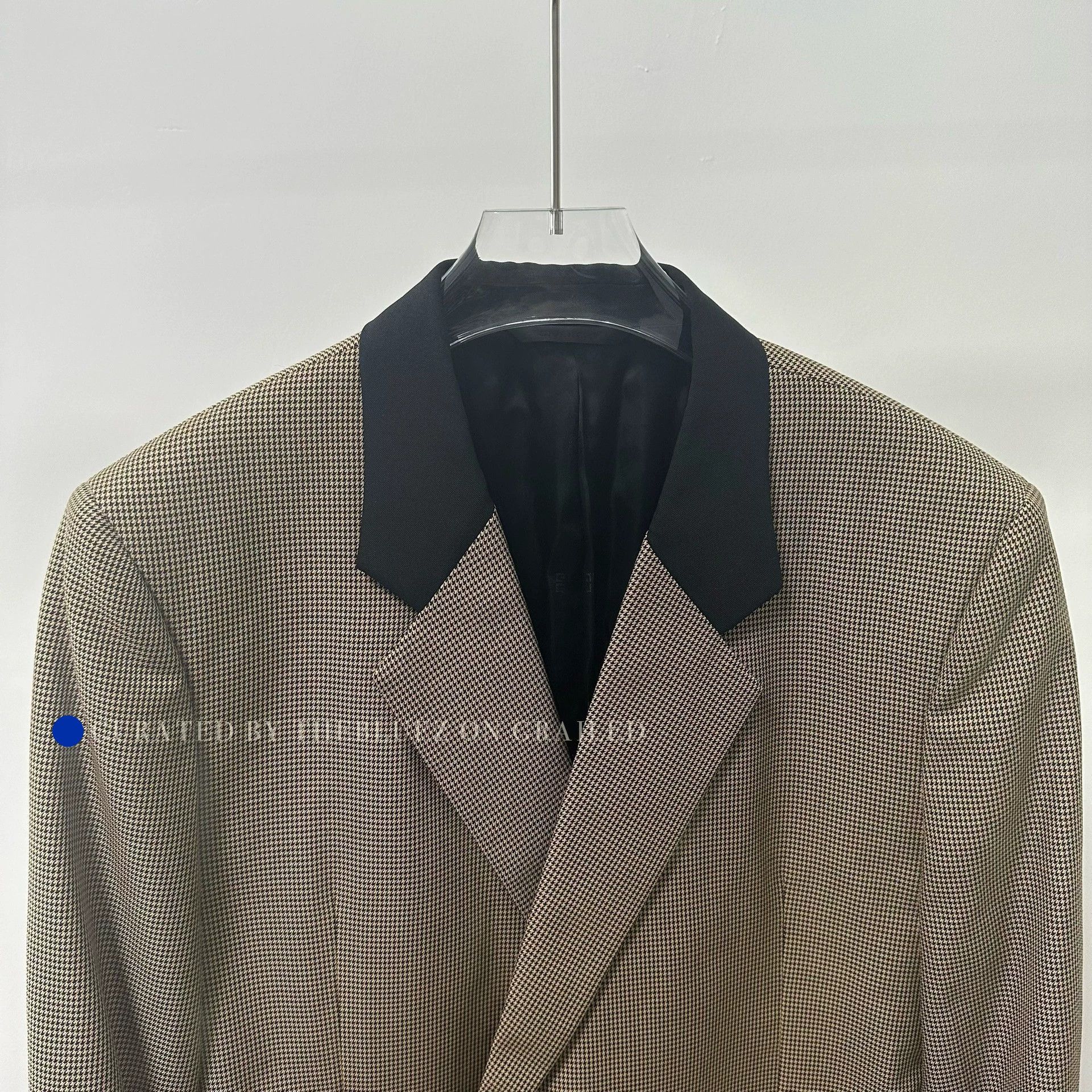 Givenchy Stylish Houndstooth Blazer with Lock Buckle Size US M / EU 48-50 / 2 - 2 Thumbnail