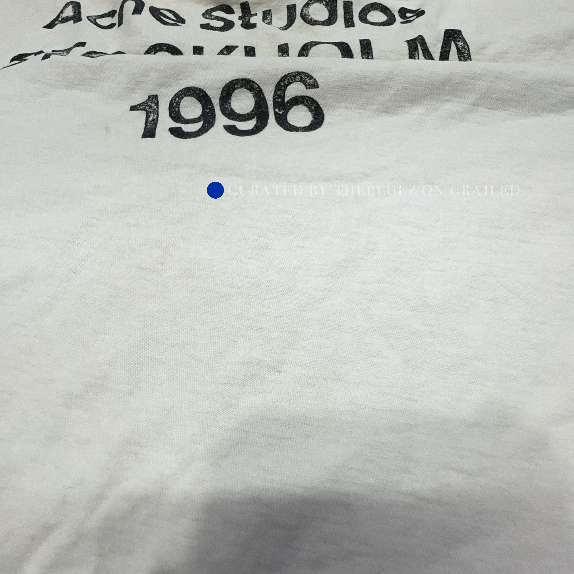Acne Studios Minimalist Logo Tee in White Size US XXS / EU 40 - 5 Thumbnail
