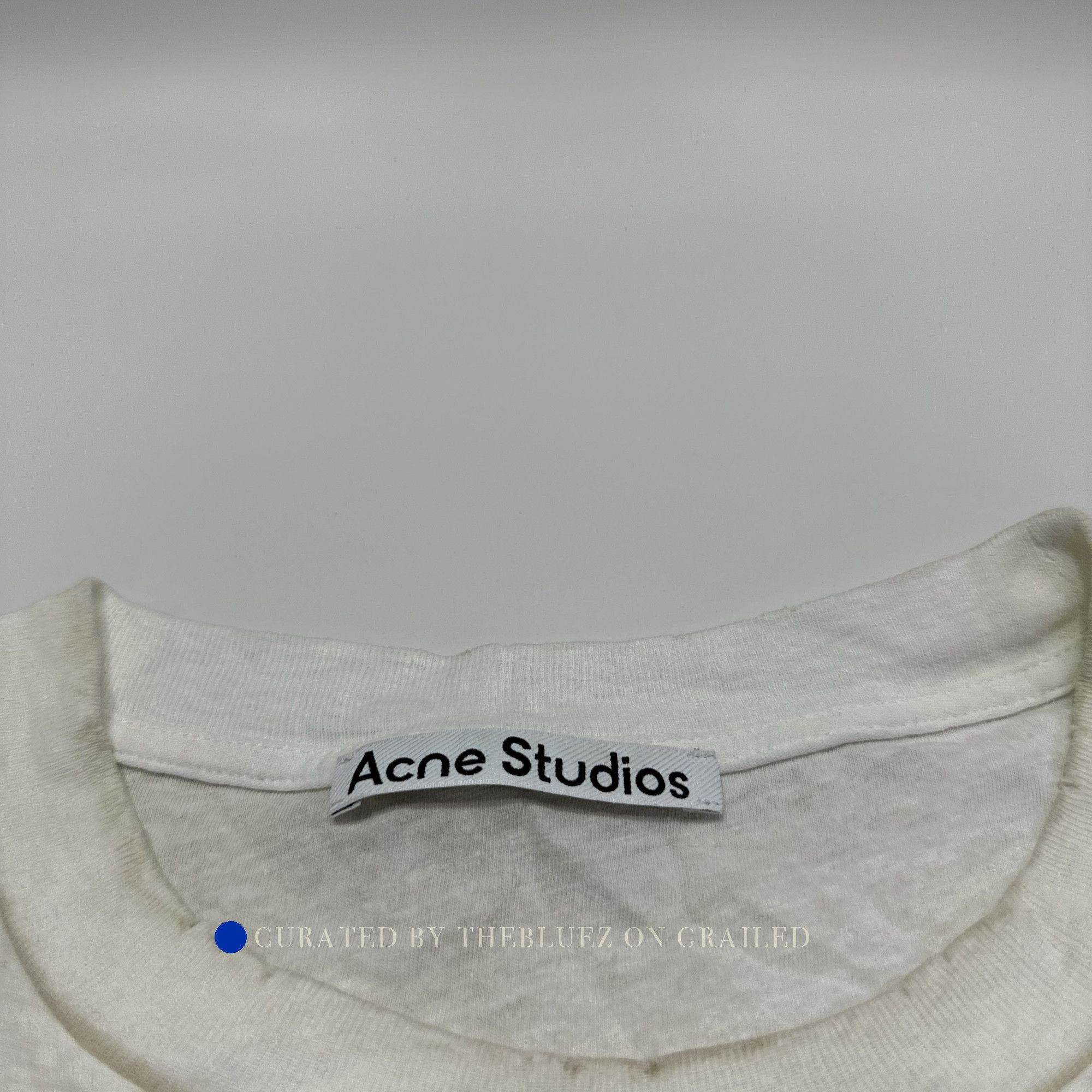 Acne Studios Clean White Logo T-Shirt in Size Large Size US L / EU 52-54 / 3 - 8 Thumbnail