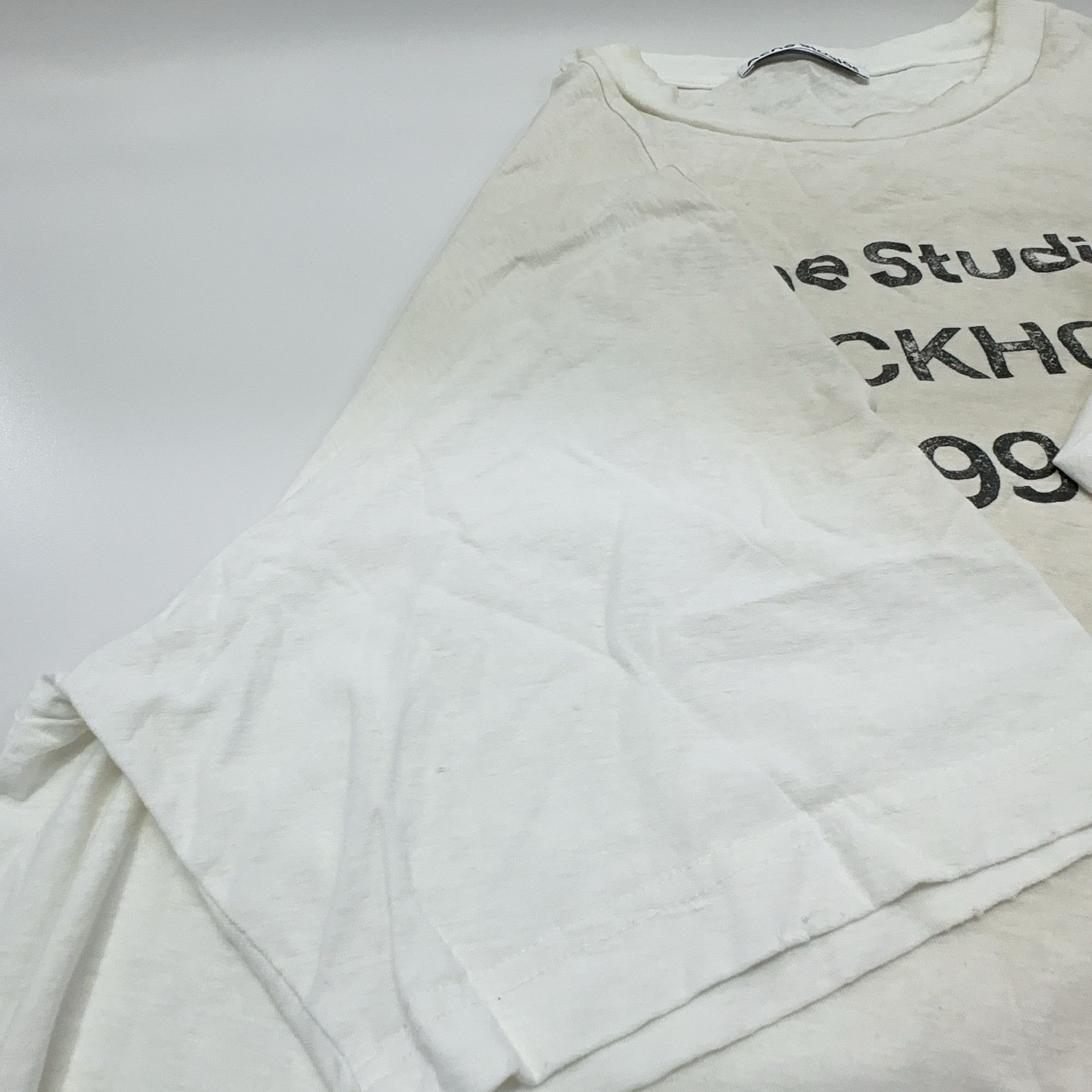 Acne Studios Clean White Logo T-Shirt in Size Large Size US L / EU 52-54 / 3 - 14 Thumbnail