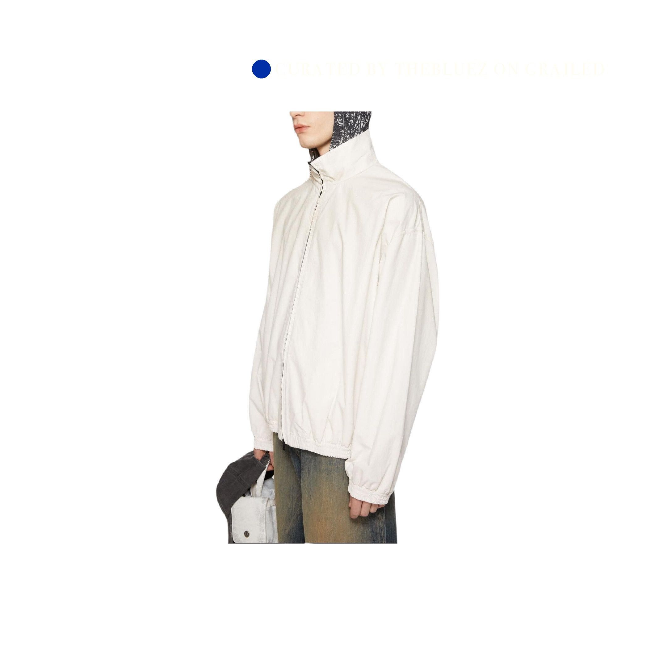 Acne Studios 1996 Logo Zip Jacket in White Size US S / EU 44-46 / 1 - 9 Thumbnail