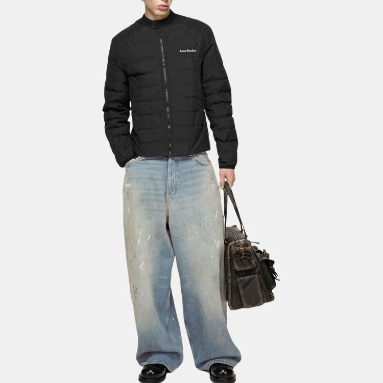 Acne Studios Nylon Down Jacket in Black Size US S / EU 44-46 / 1 - 14 Thumbnail