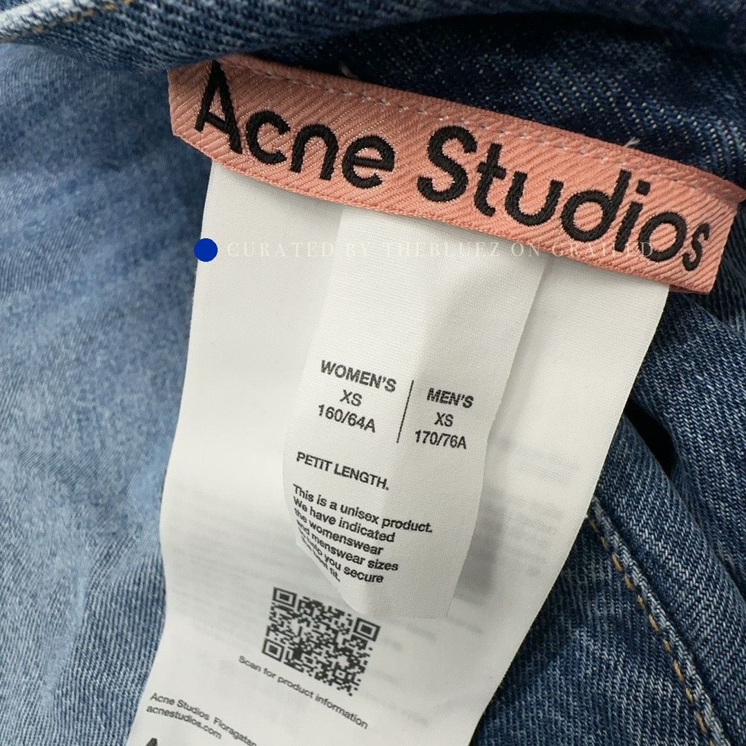 Acne Studios Vintage Blue Denim Jeans in Size 28 Size US 28 / EU 44 - 2 Thumbnail