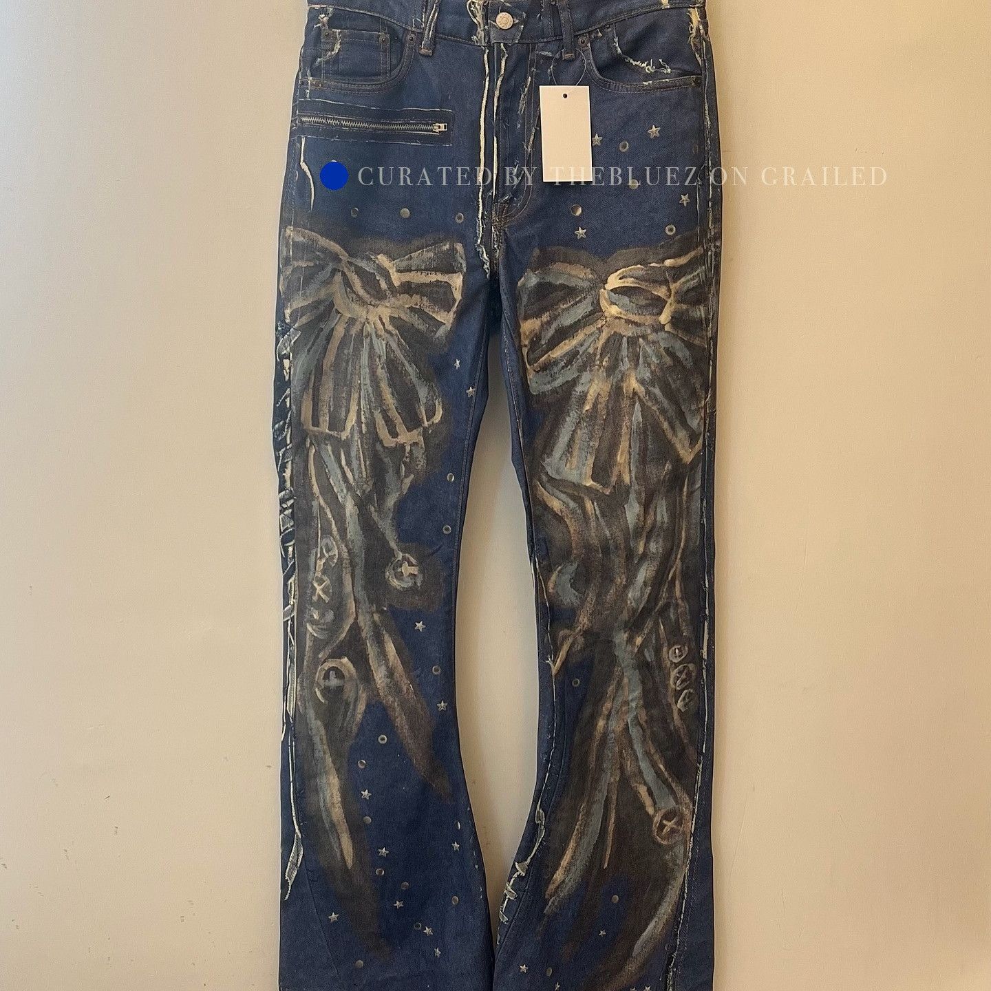 Acne Studios Flared Blue Denim Jeans Size 30 Size US 30 / EU 46 - 5 Thumbnail