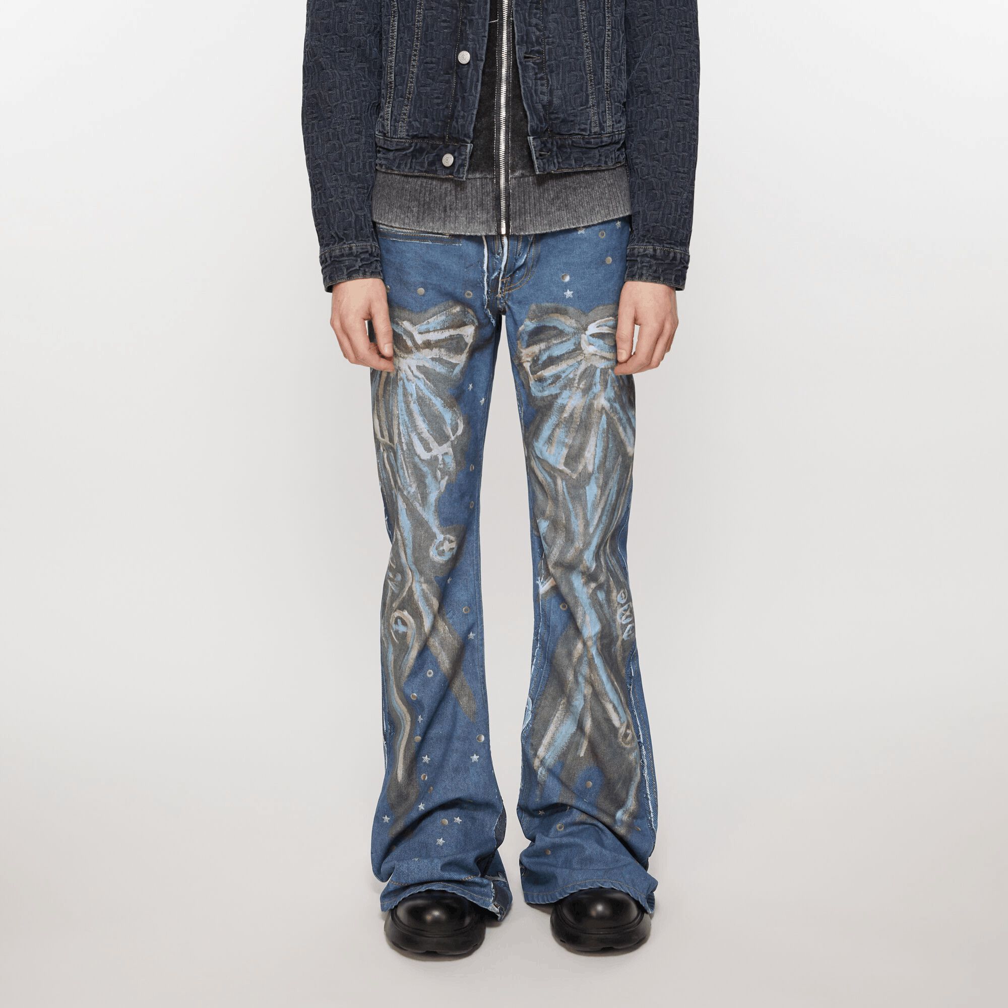 Acne Studios Flared Blue Denim Jeans Size 30 Size US 30 / EU 46 - 9 Thumbnail